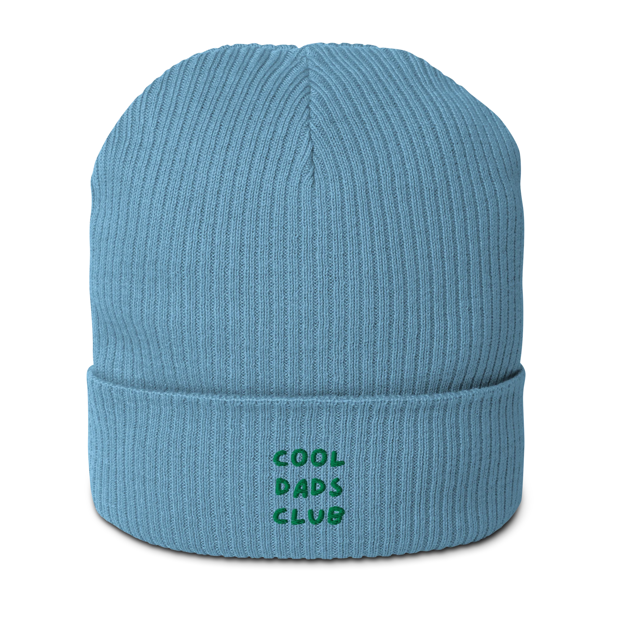Cool Dads Club Father Embroidered Organic Ribbed Beanie - Image 9