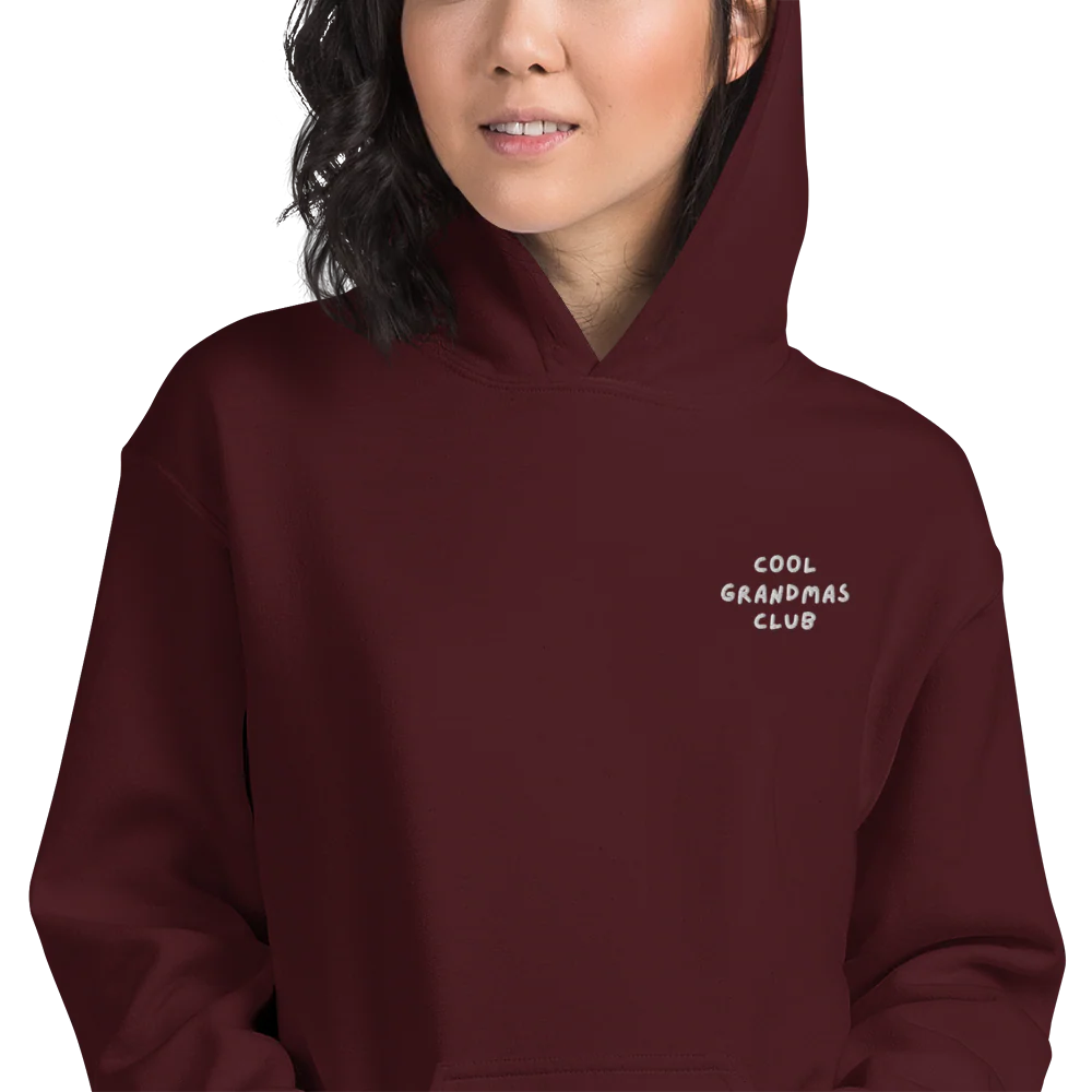 Cool Grandmas Club Embroidered Hoodie - Image 2