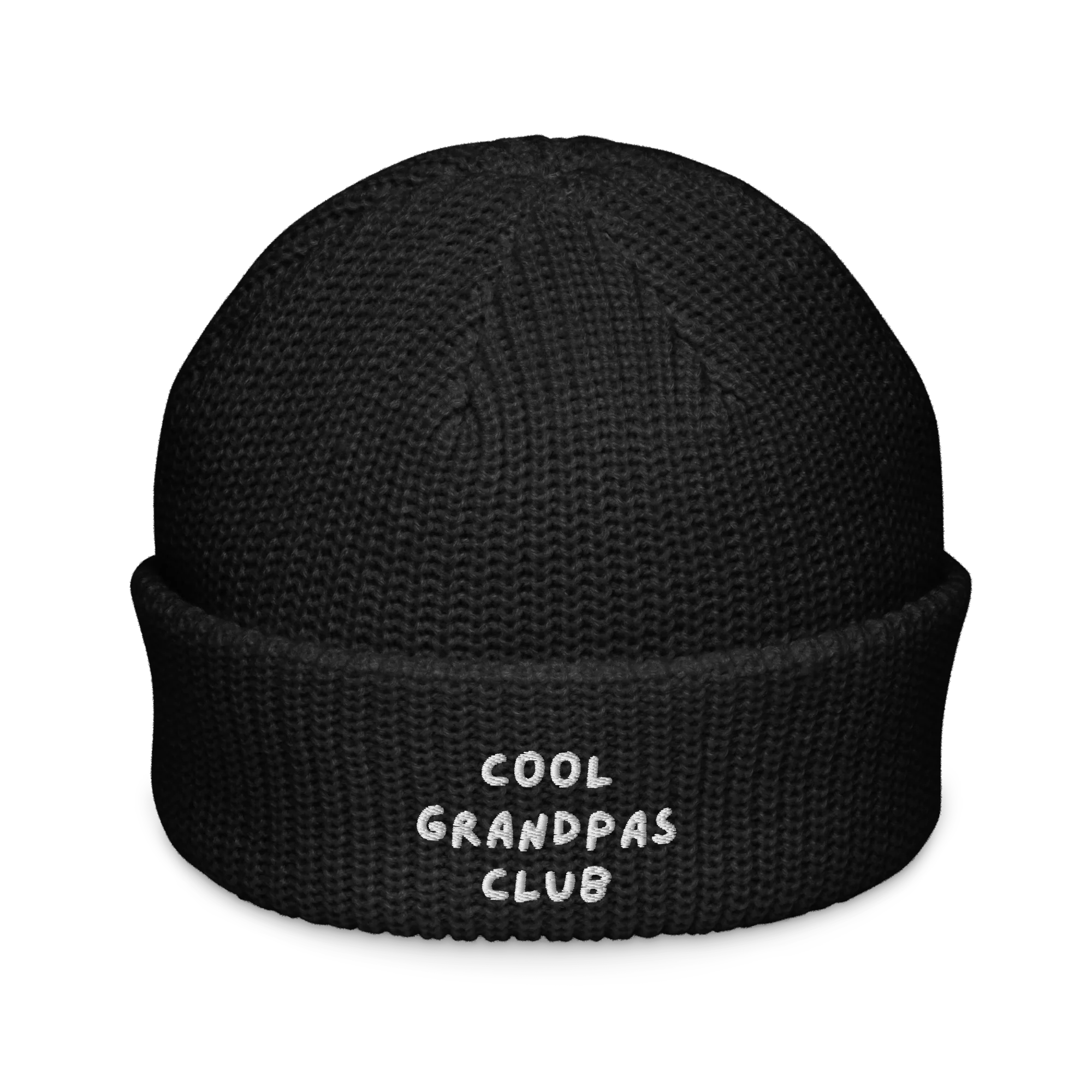 Cool Grandpas Club Embroidered Cable Beanie - Image 6
