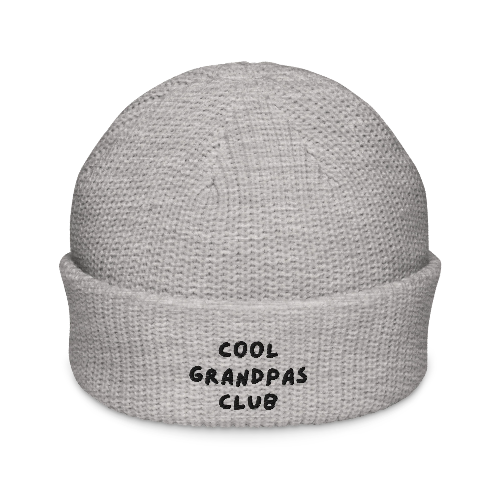 Cool Grandpas Club Embroidered Cable Beanie - Image 7