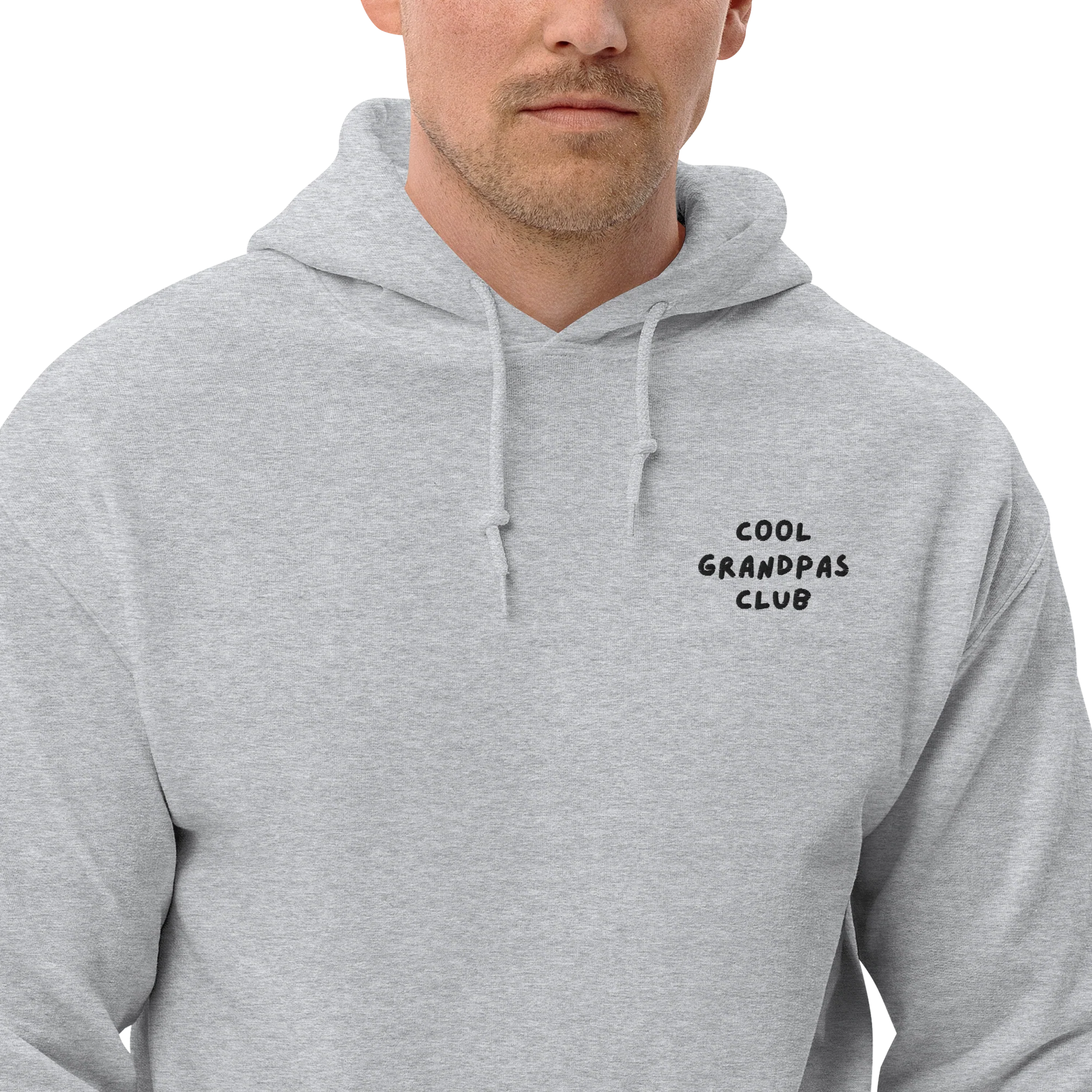 Cool Grandpas Club Embroidered Hoodie - Image 2