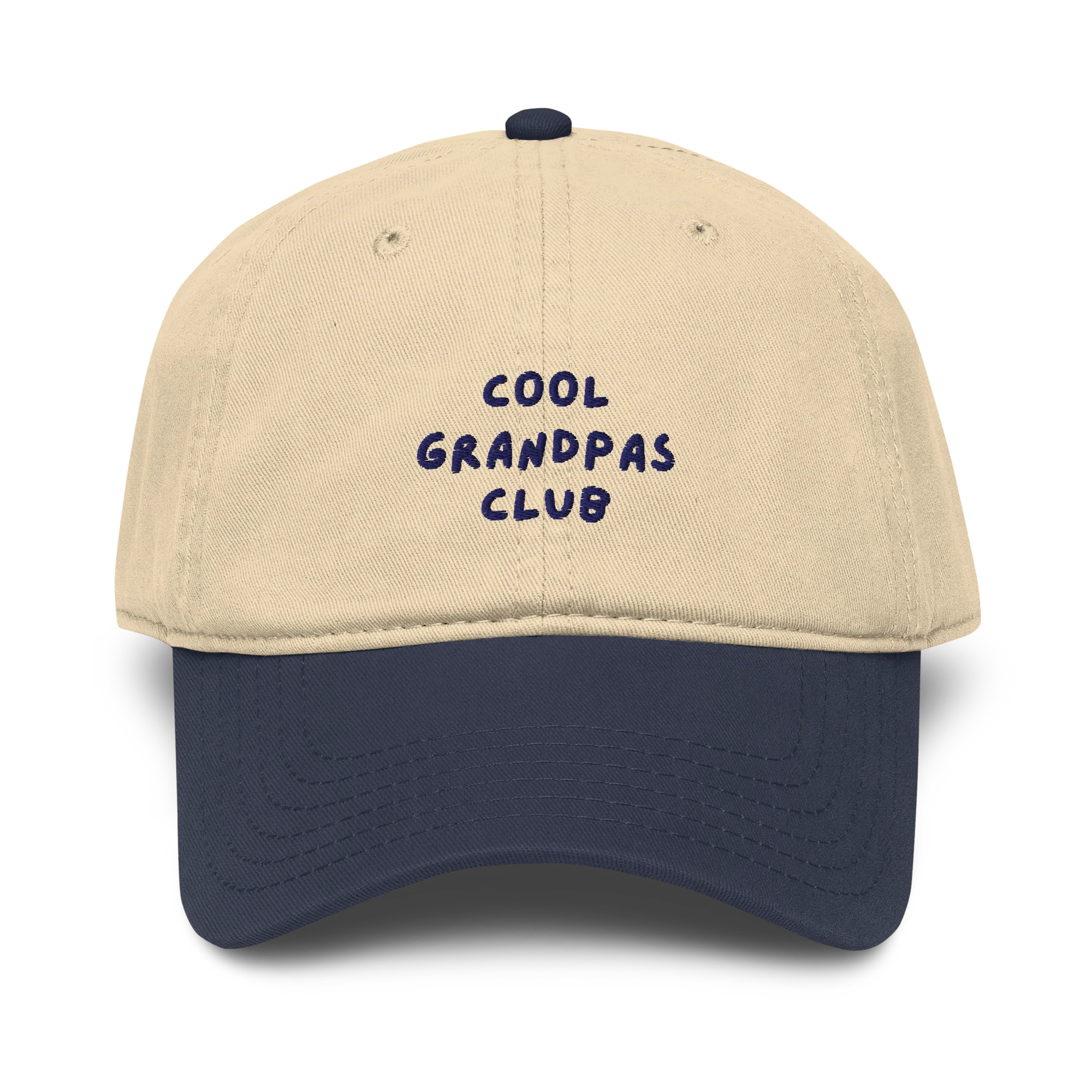 Cool Grandpas Club Embroidered Vintage Wash Baseball Cap