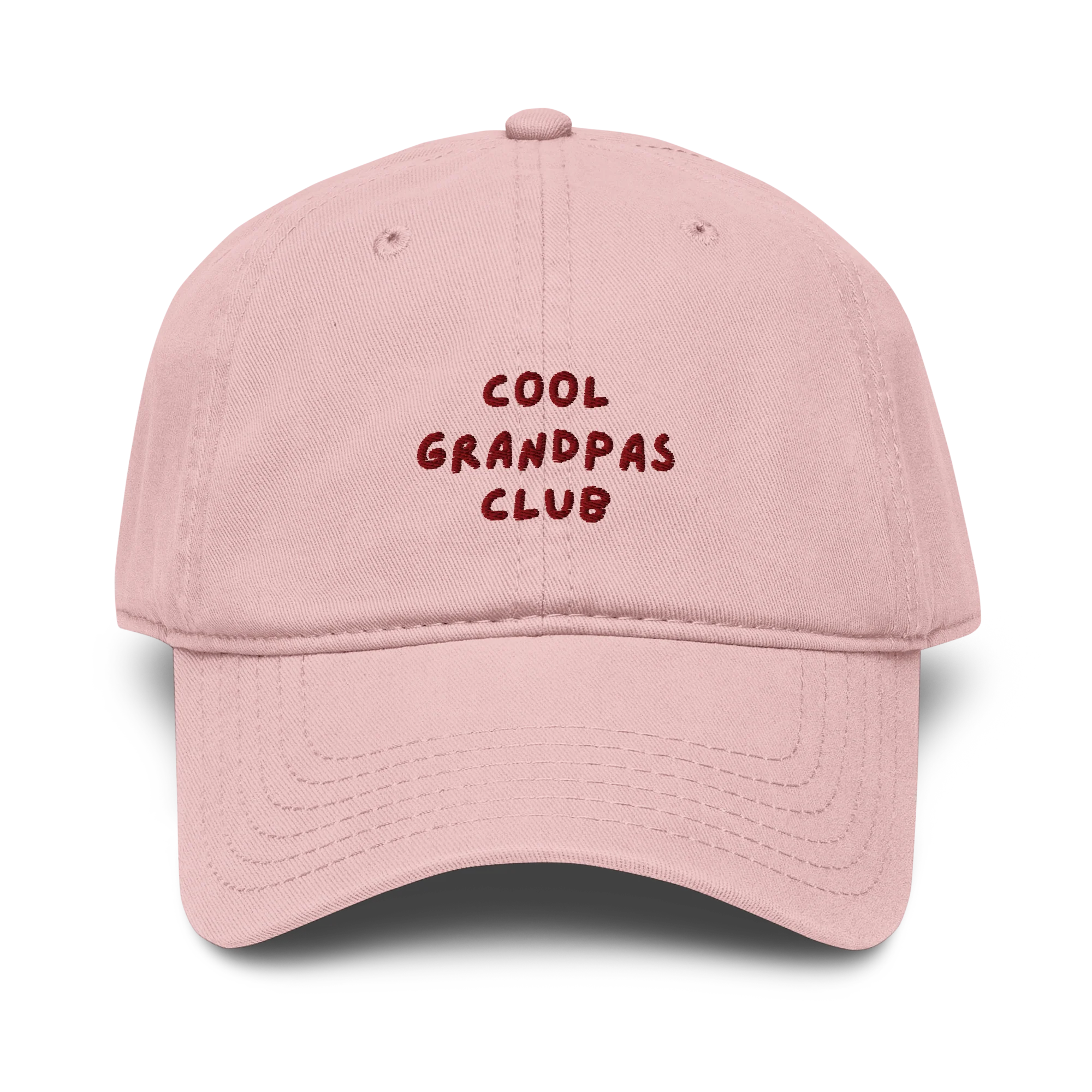 Cool Grandpas Club Embroidered Vintage Wash Baseball Cap - Image 6