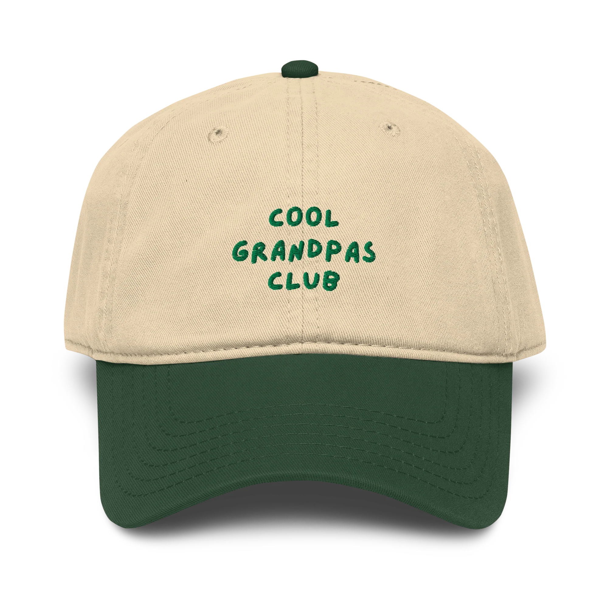 Cool Grandpas Club Embroidered Vintage Wash Baseball Cap - Image 7