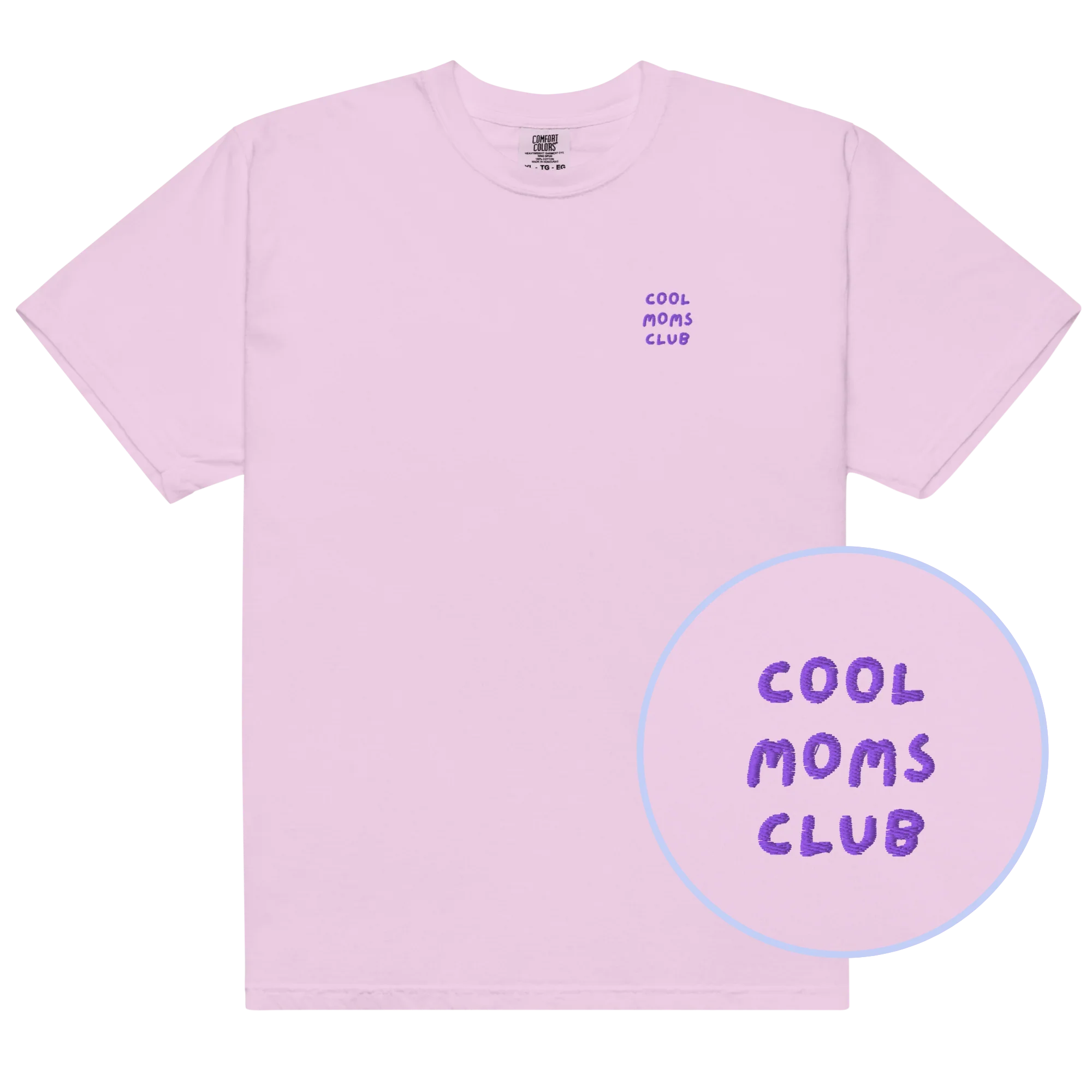 Cool Moms Club Mother Embroidered Mother Classic T-Shirt