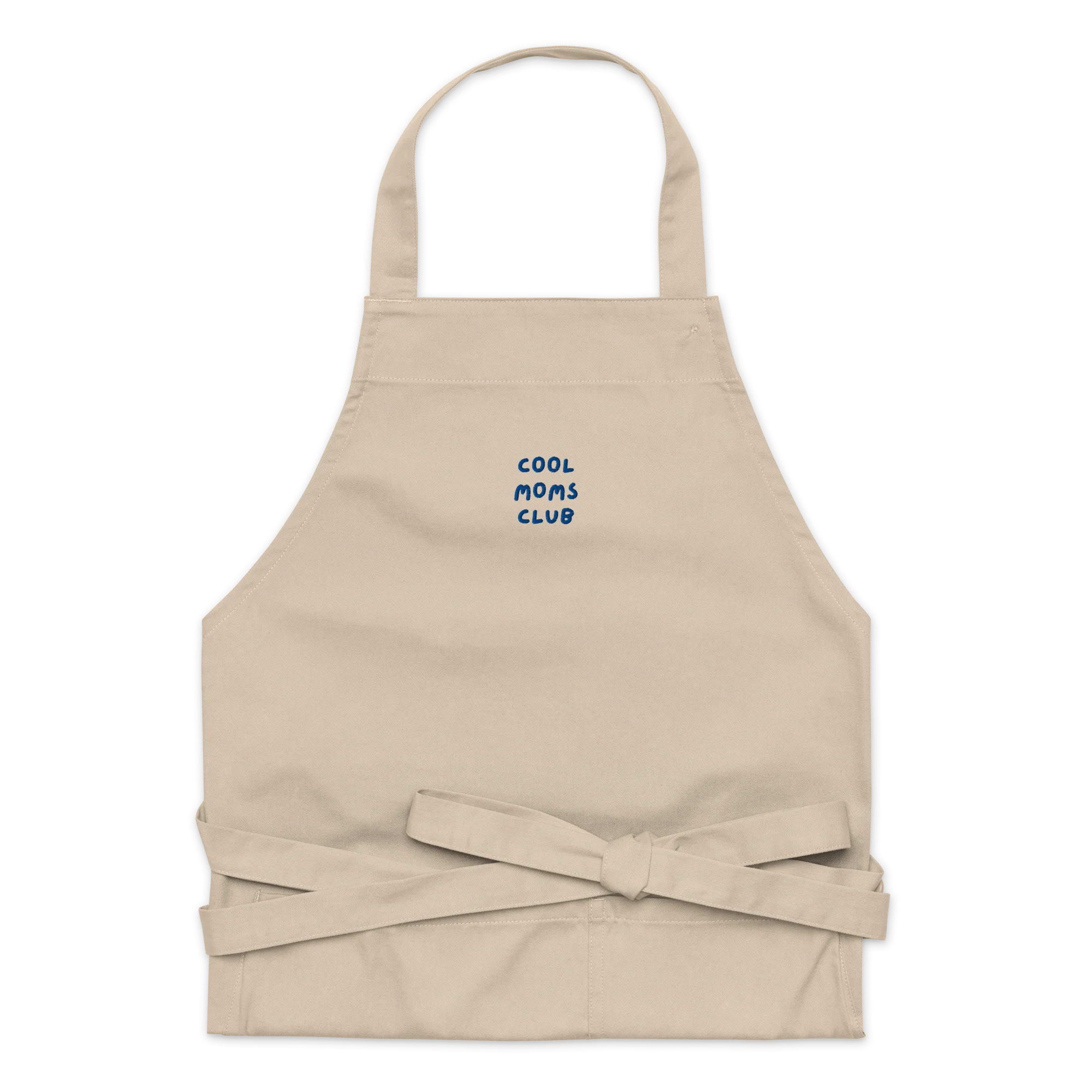 Cool Moms Club Mother Embroidered Organic Cotton Apron - Image 7