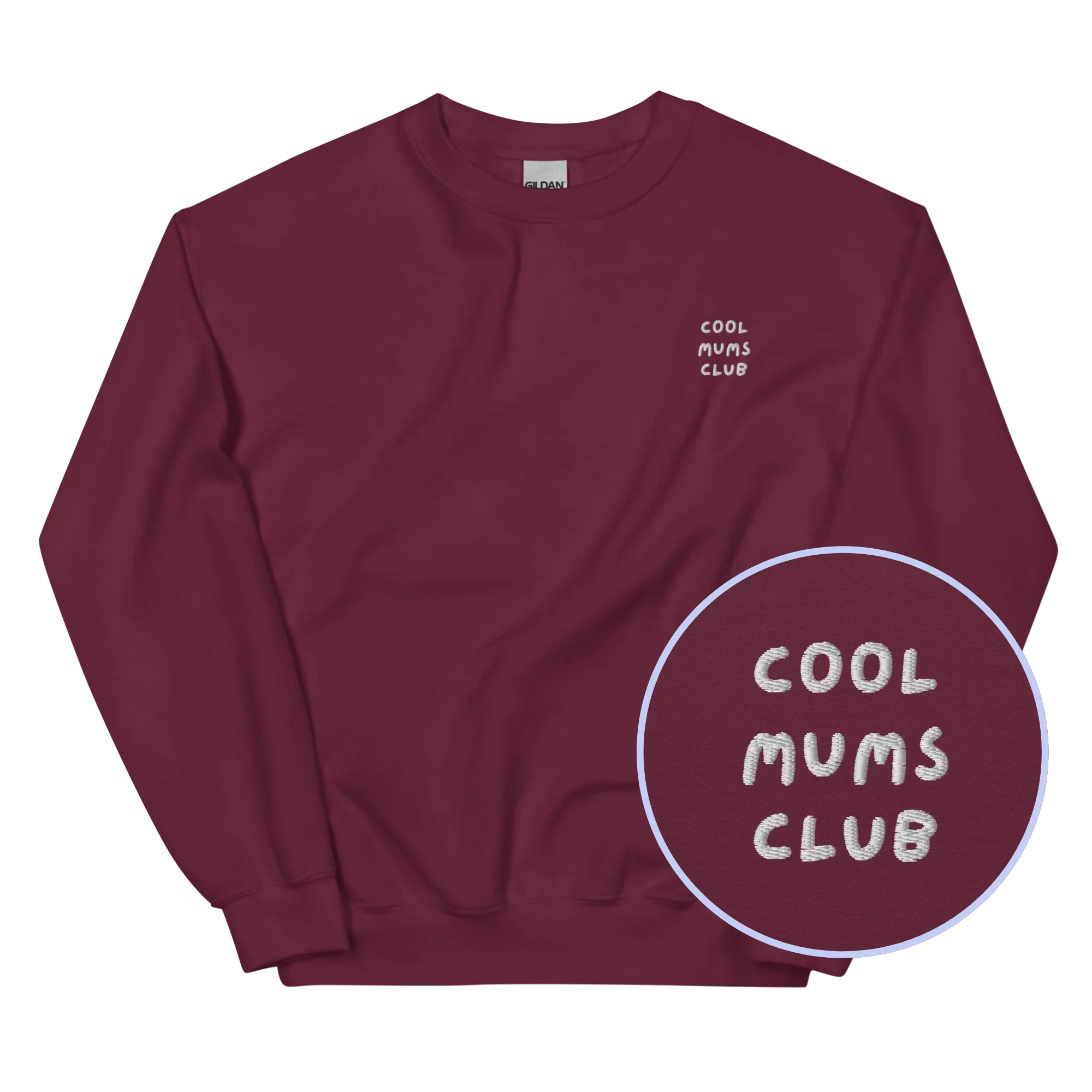 Cool Mums Club Embroidered Sweatshirt