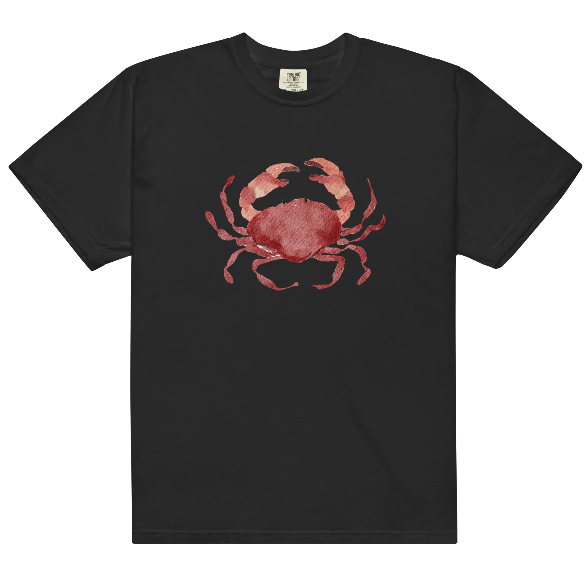 Crab Watercolor Classic T-Shirt - Image 10