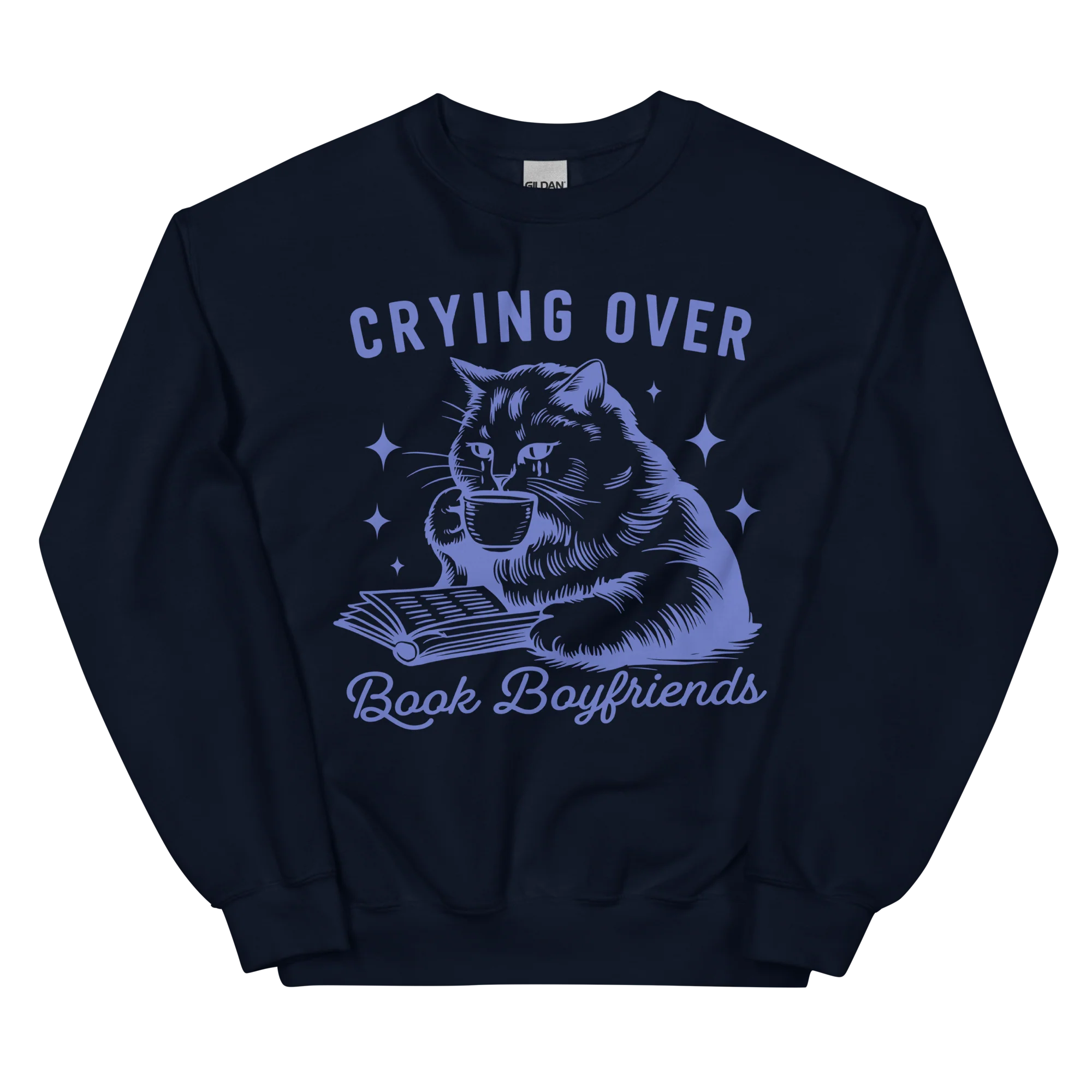 Crying Over Book Boyfriends Sweatshirt