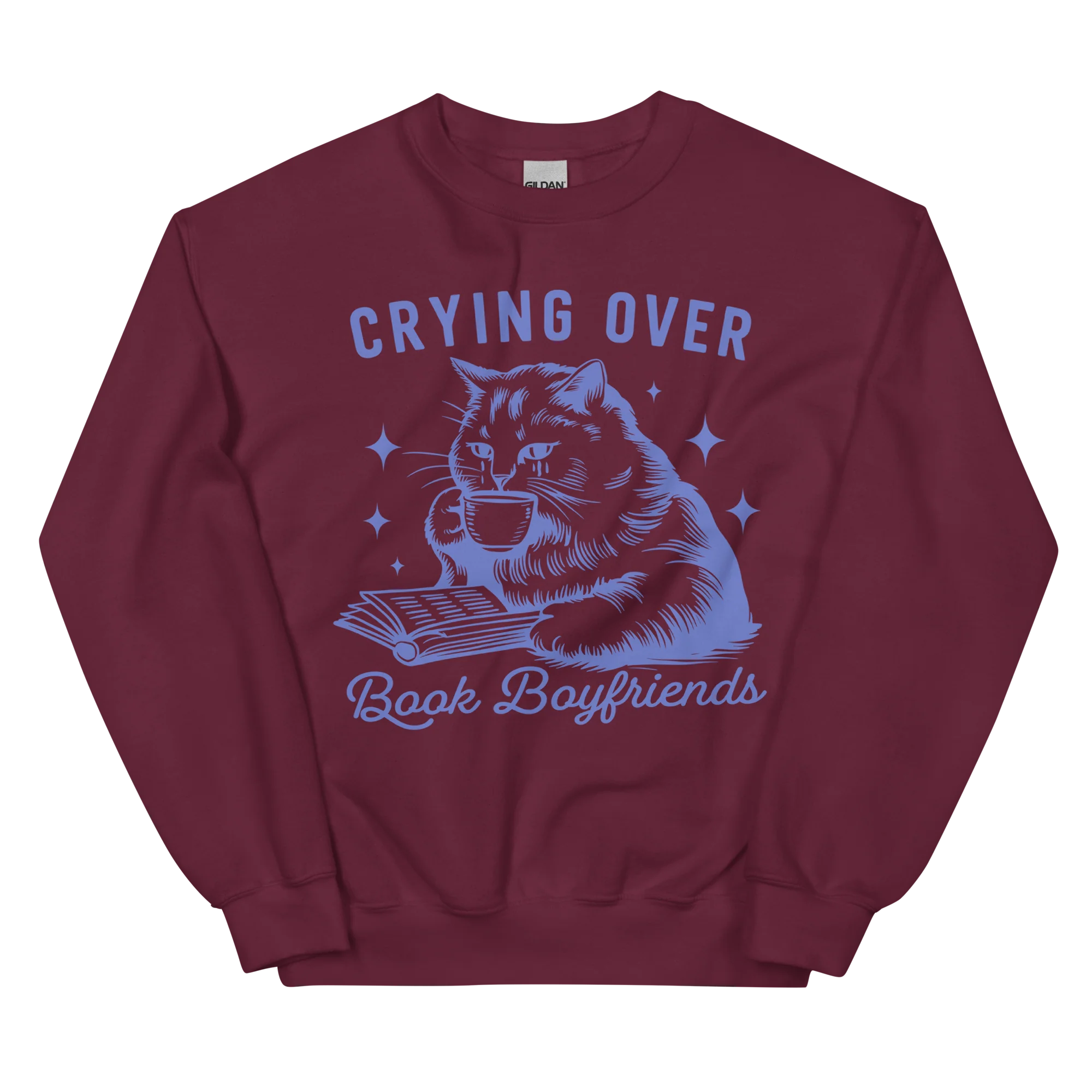 Crying Over Book Boyfriends Sweatshirt - Image 10