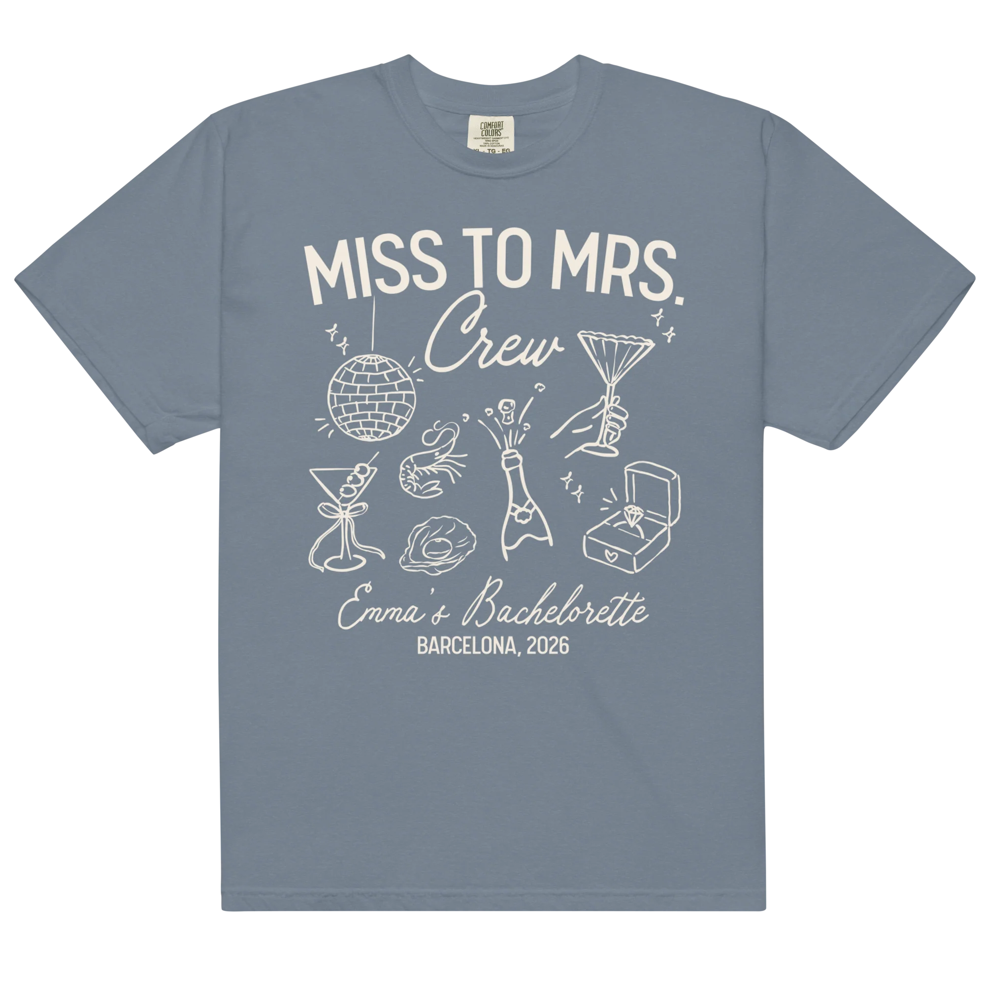CUSTOM Bachelorette Party Trip Classic T-Shirt - Image 13