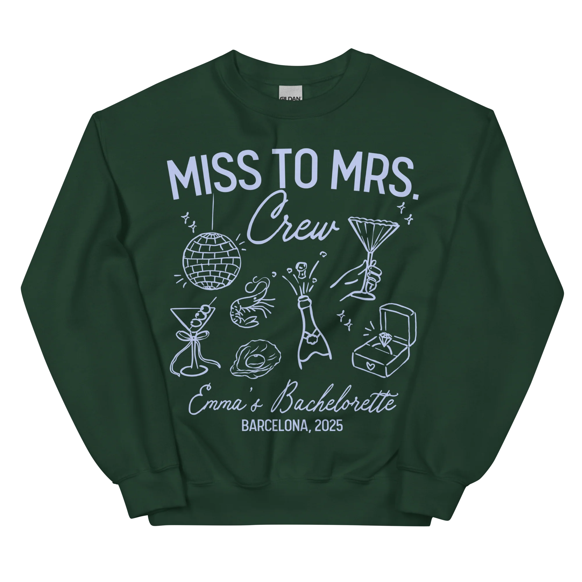 CUSTOM Bachelorette Party Trip Sweatshirt - Image 10