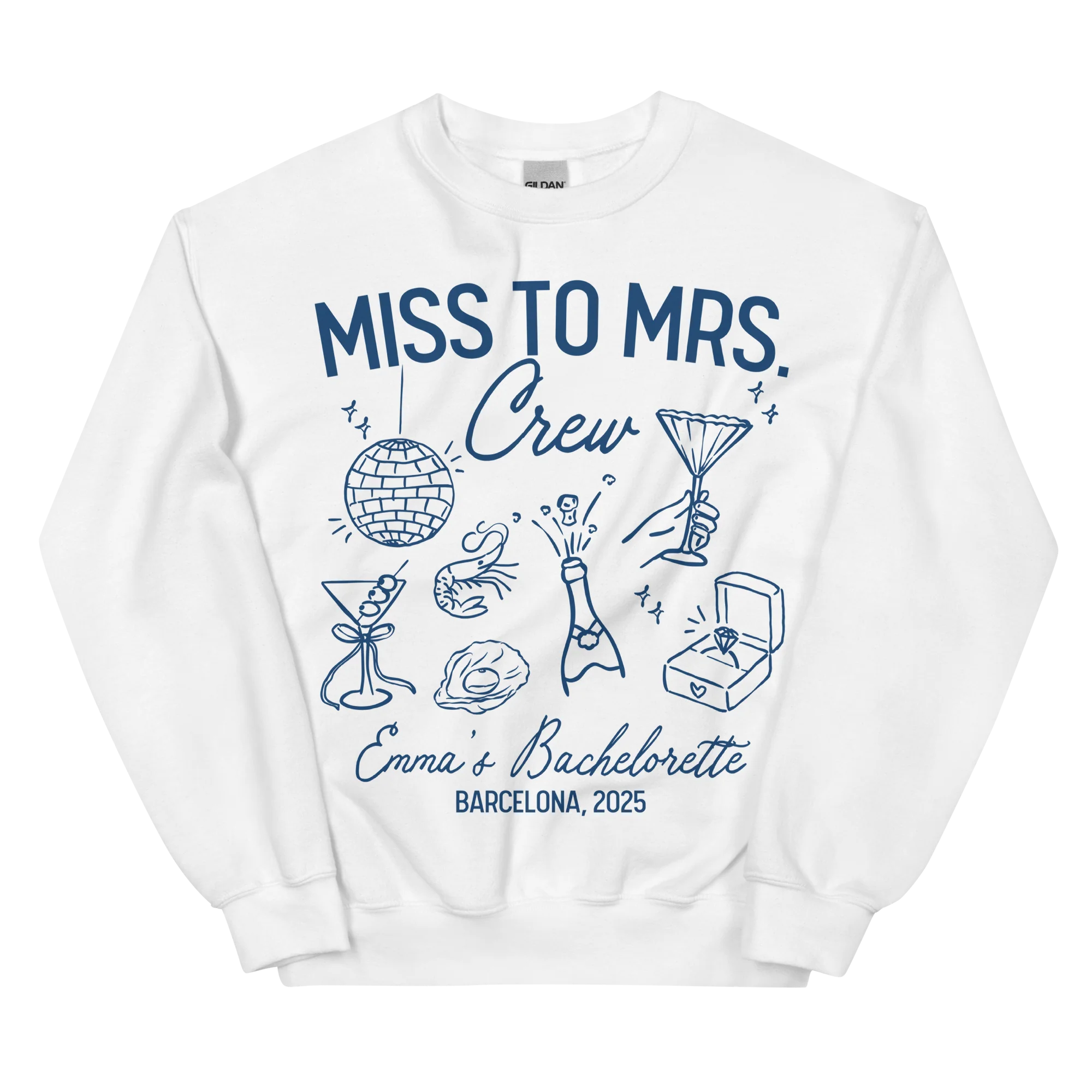 CUSTOM Bachelorette Party Trip Sweatshirt - Image 3
