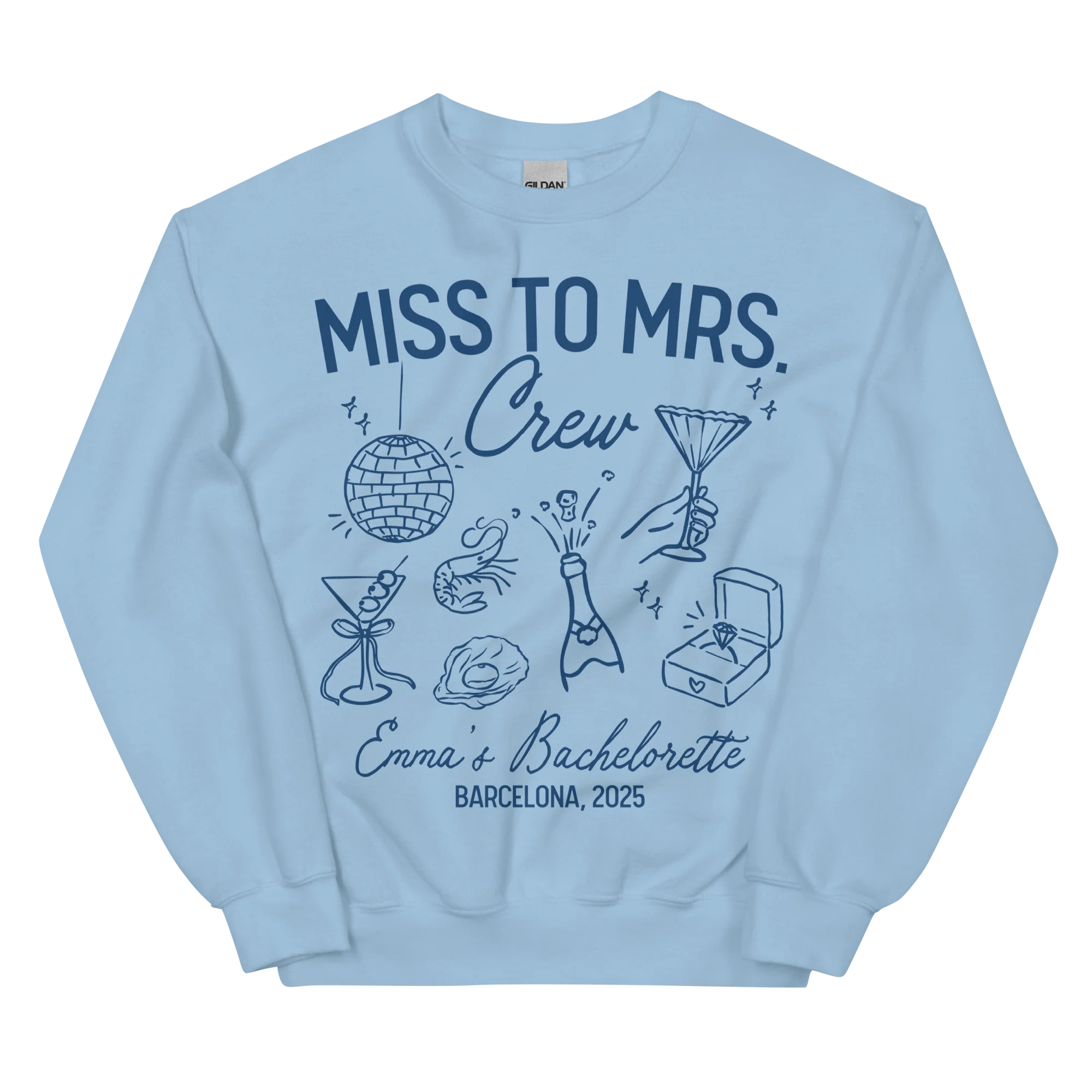 CUSTOM Bachelorette Party Trip Sweatshirt - Image 4