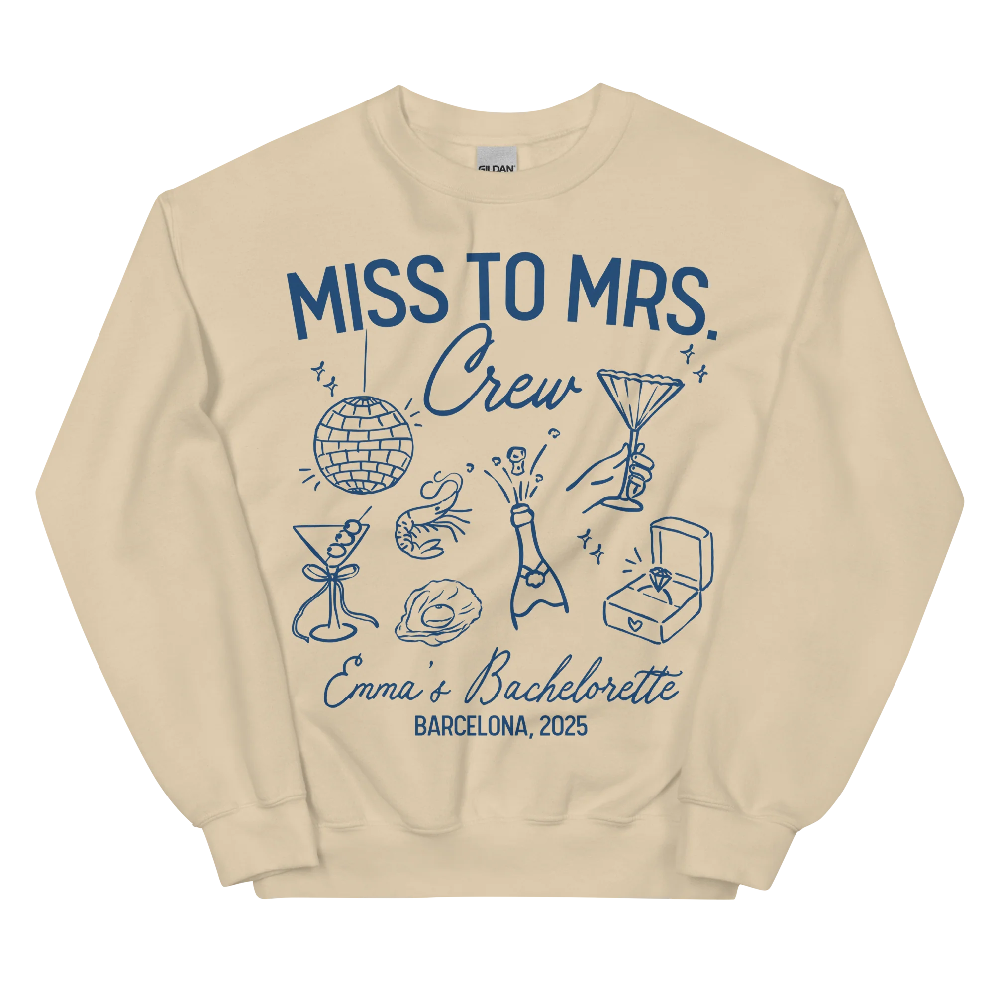 CUSTOM Bachelorette Party Trip Sweatshirt - Image 6