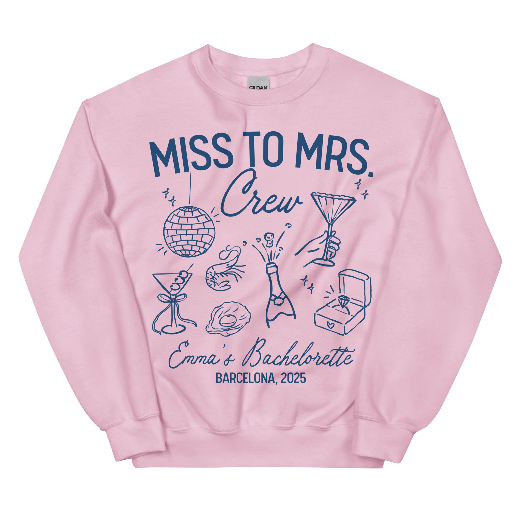 CUSTOM Bachelorette Party Trip Sweatshirt - Image 7