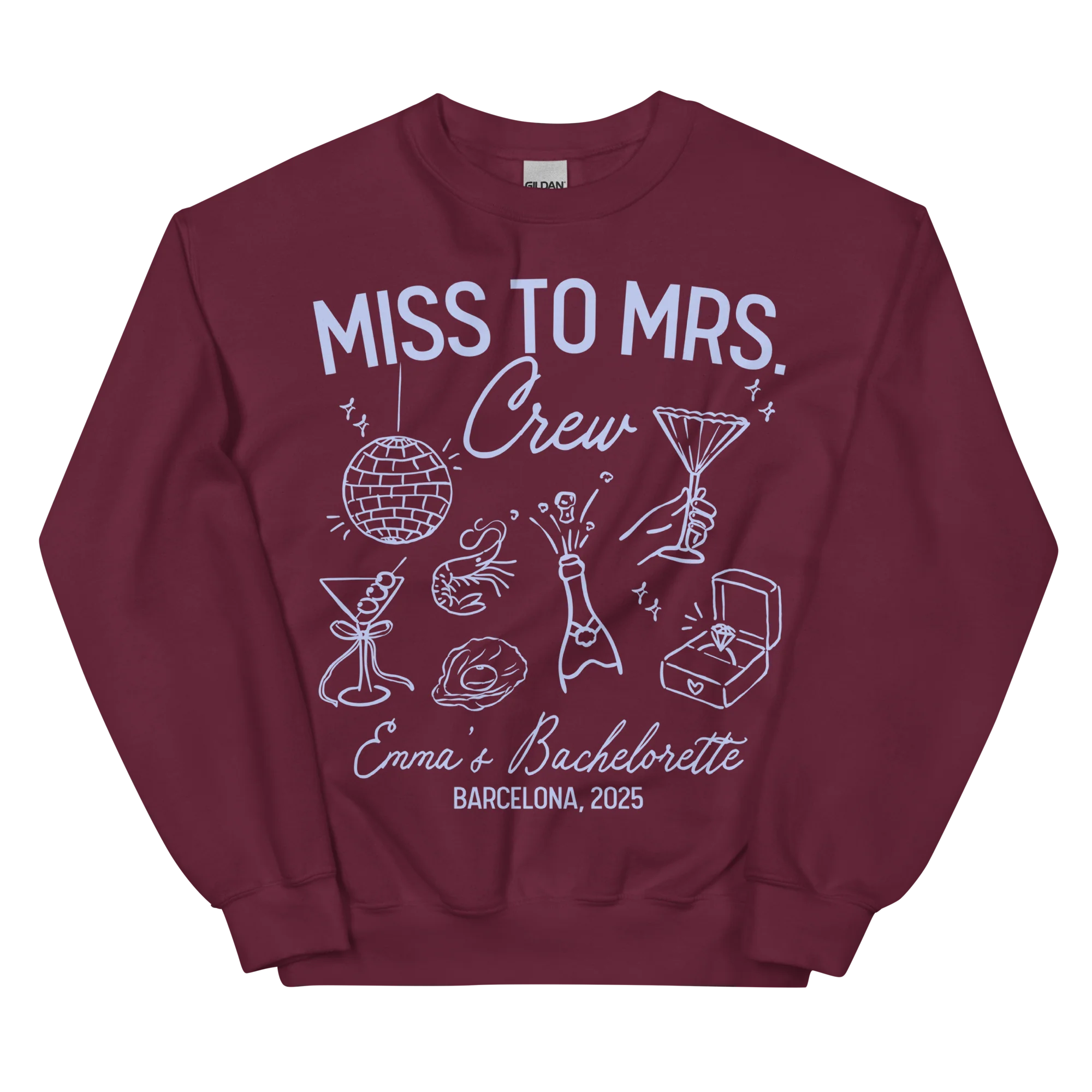 CUSTOM Bachelorette Party Trip Sweatshirt - Image 8