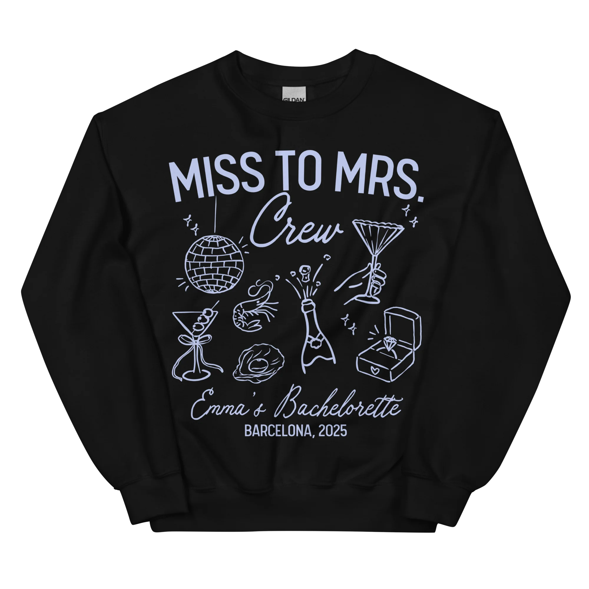 CUSTOM Bachelorette Party Trip Sweatshirt - Image 9