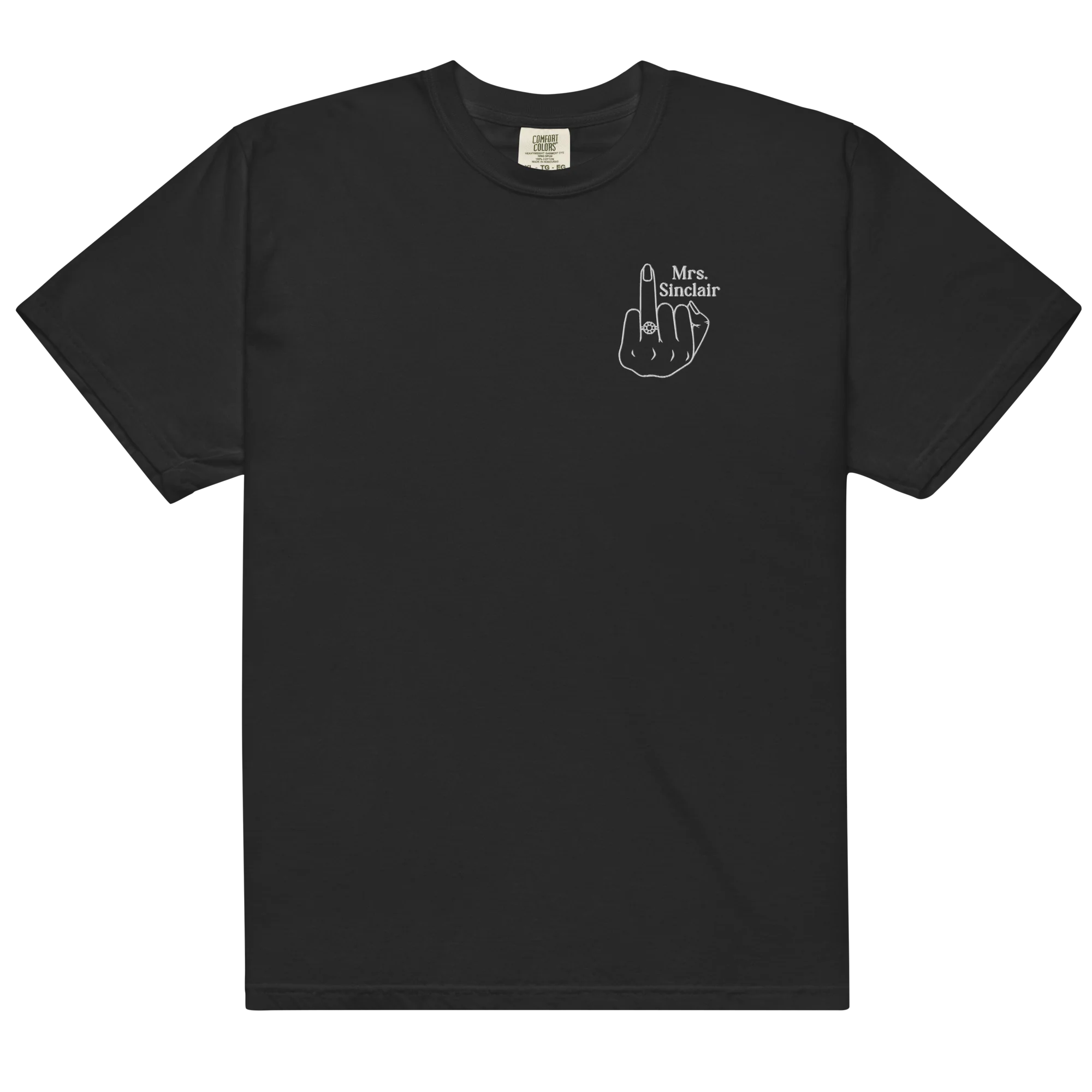 CUSTOM Bride Surname Newlywed Embroidered Classic T-Shirt - Image 10