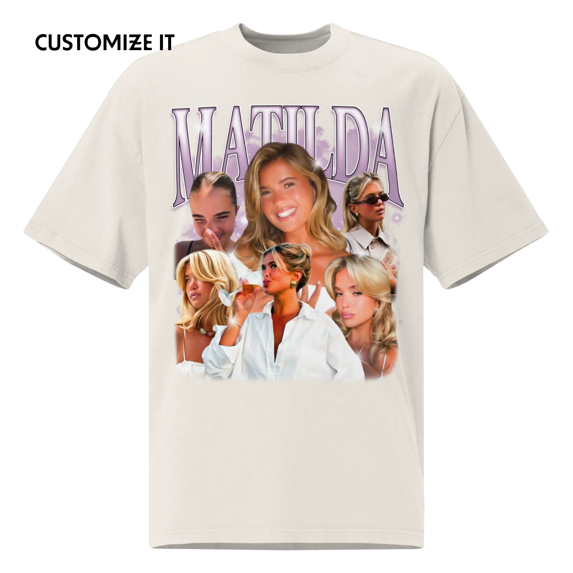 CUSTOM Create Your Own Bootleg Oversized Faded T-Shirt