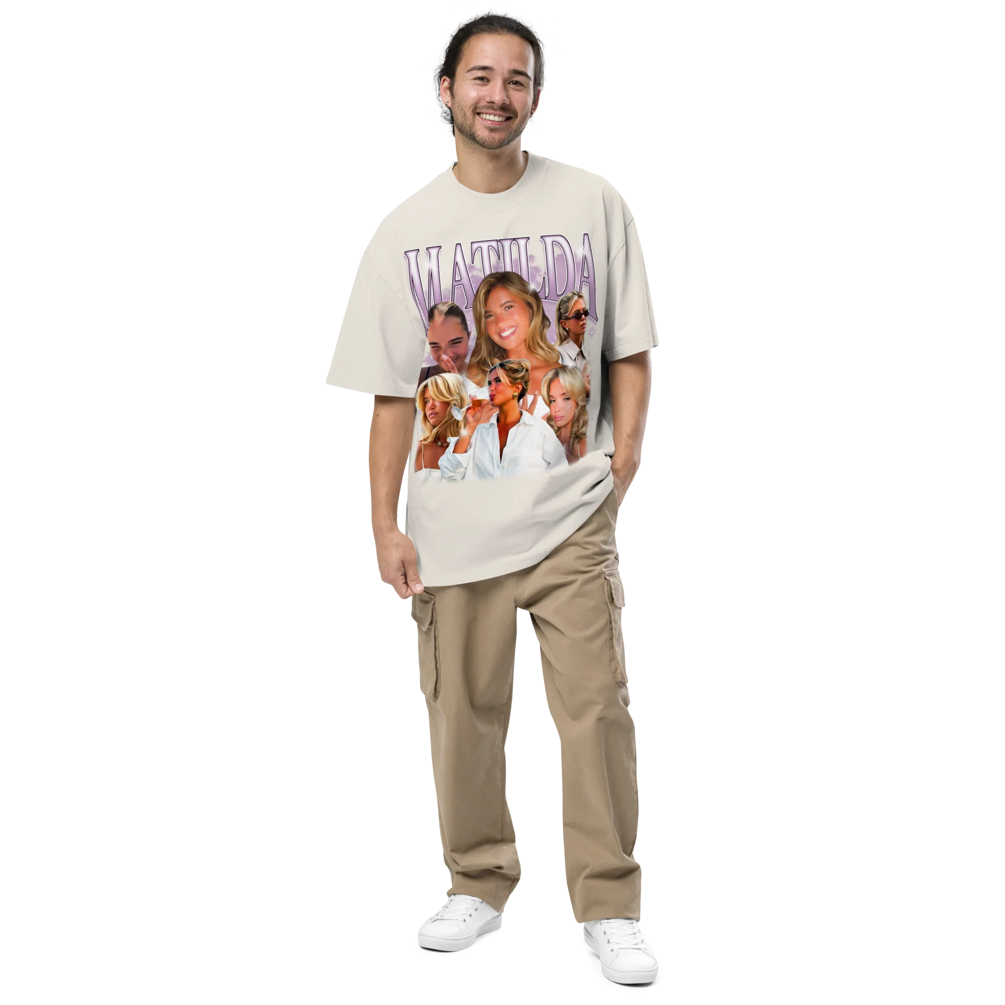 CUSTOM Create Your Own Bootleg Oversized Faded T-Shirt - Image 2