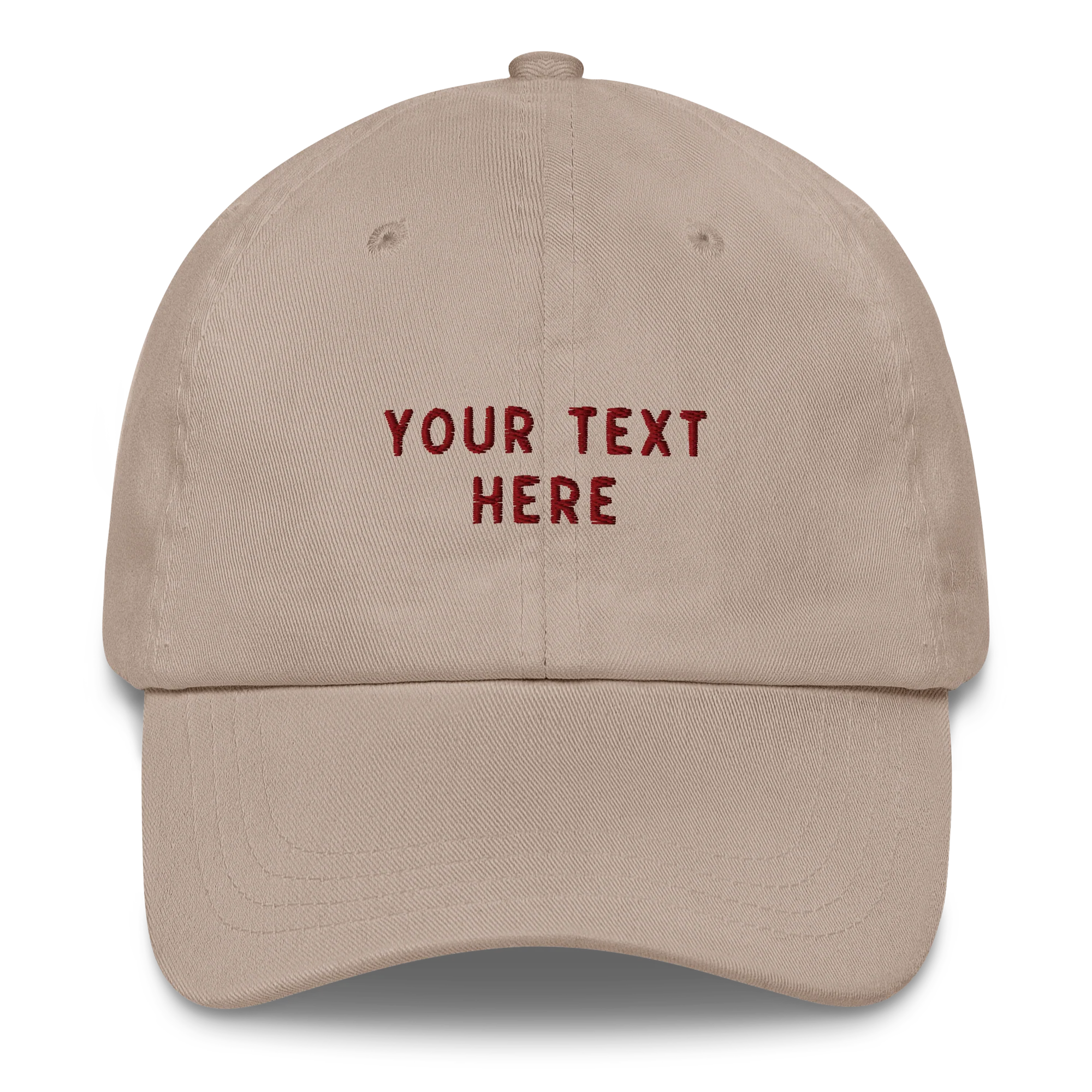 CUSTOM Your Text Embroidered Cap - Image 10