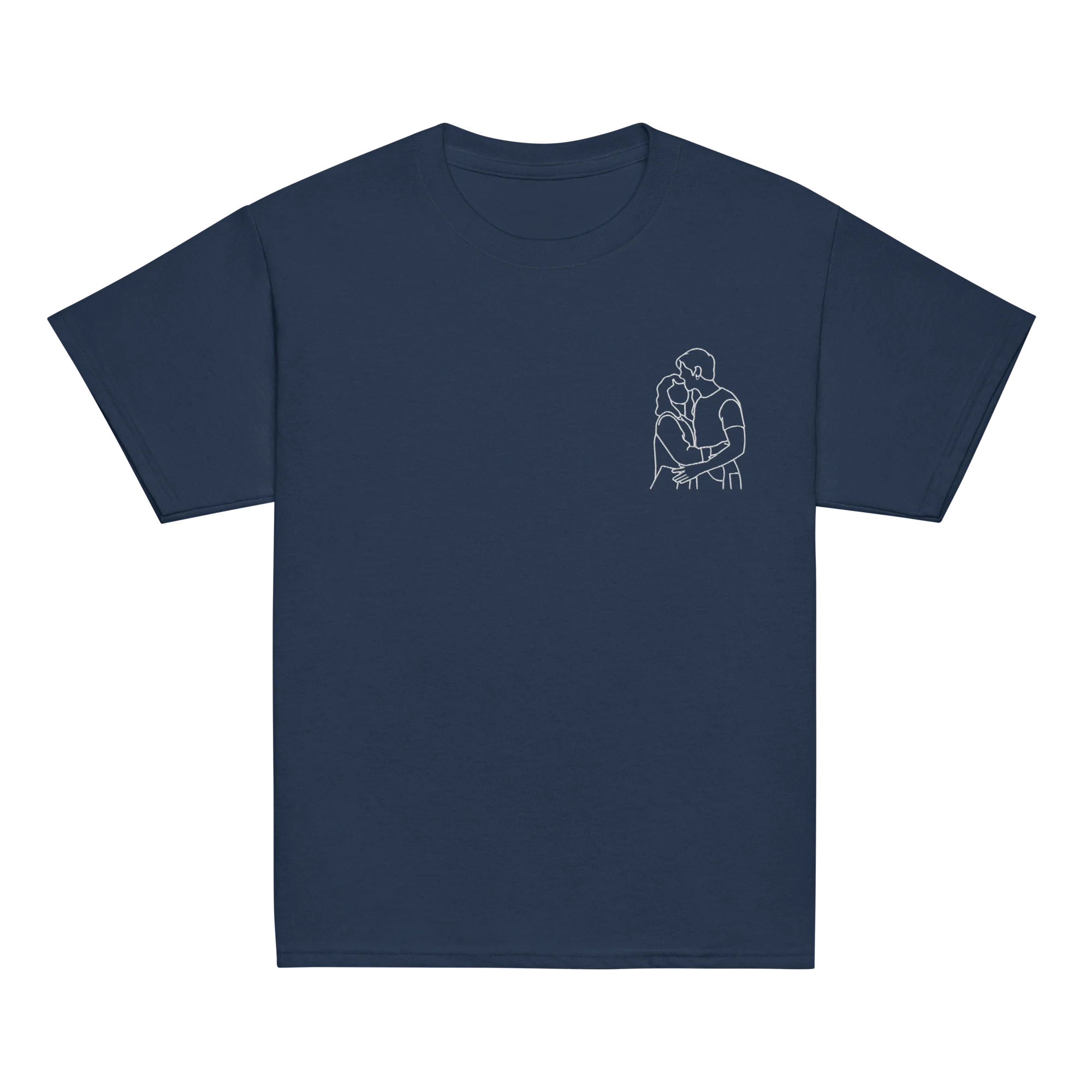 CUSTOM Embroidered Photo Portrait Baby Tee - Image 5