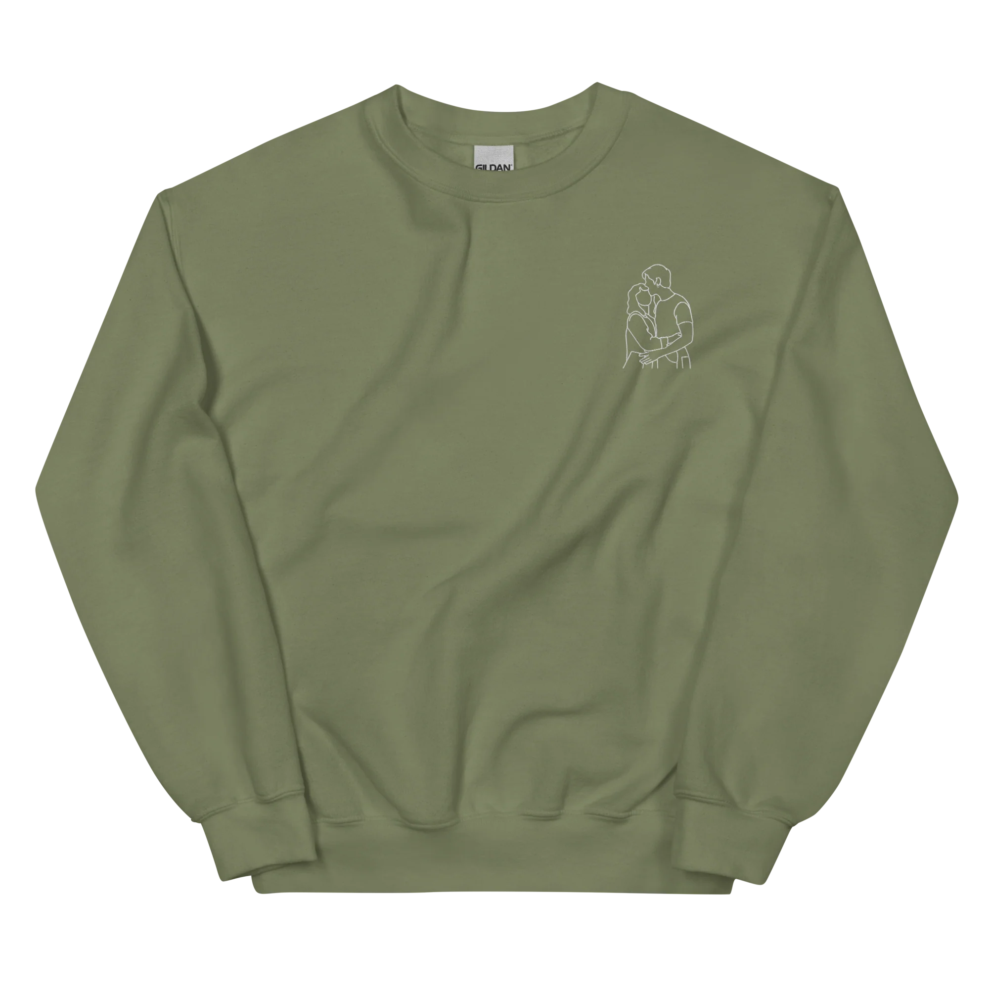 CUSTOM Embroidered Photo Portrait Sweatshirt - Image 14
