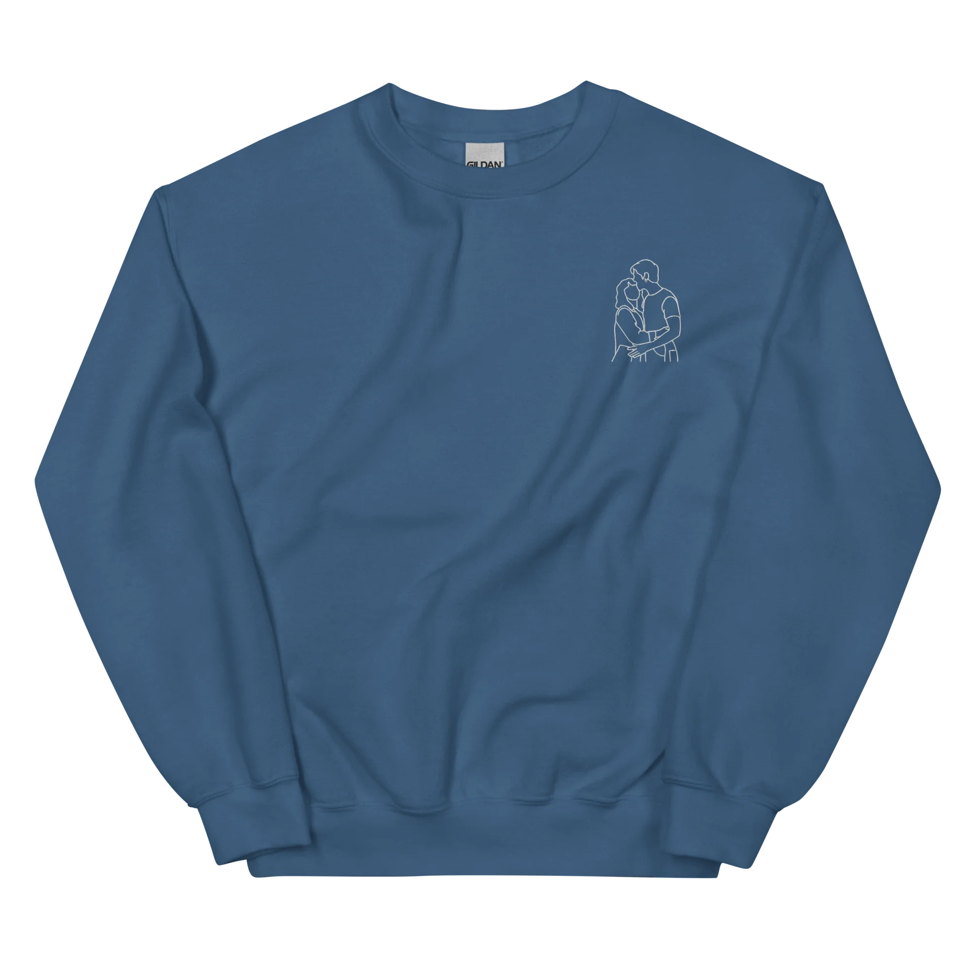 CUSTOM Embroidered Photo Portrait Sweatshirt - Image 3