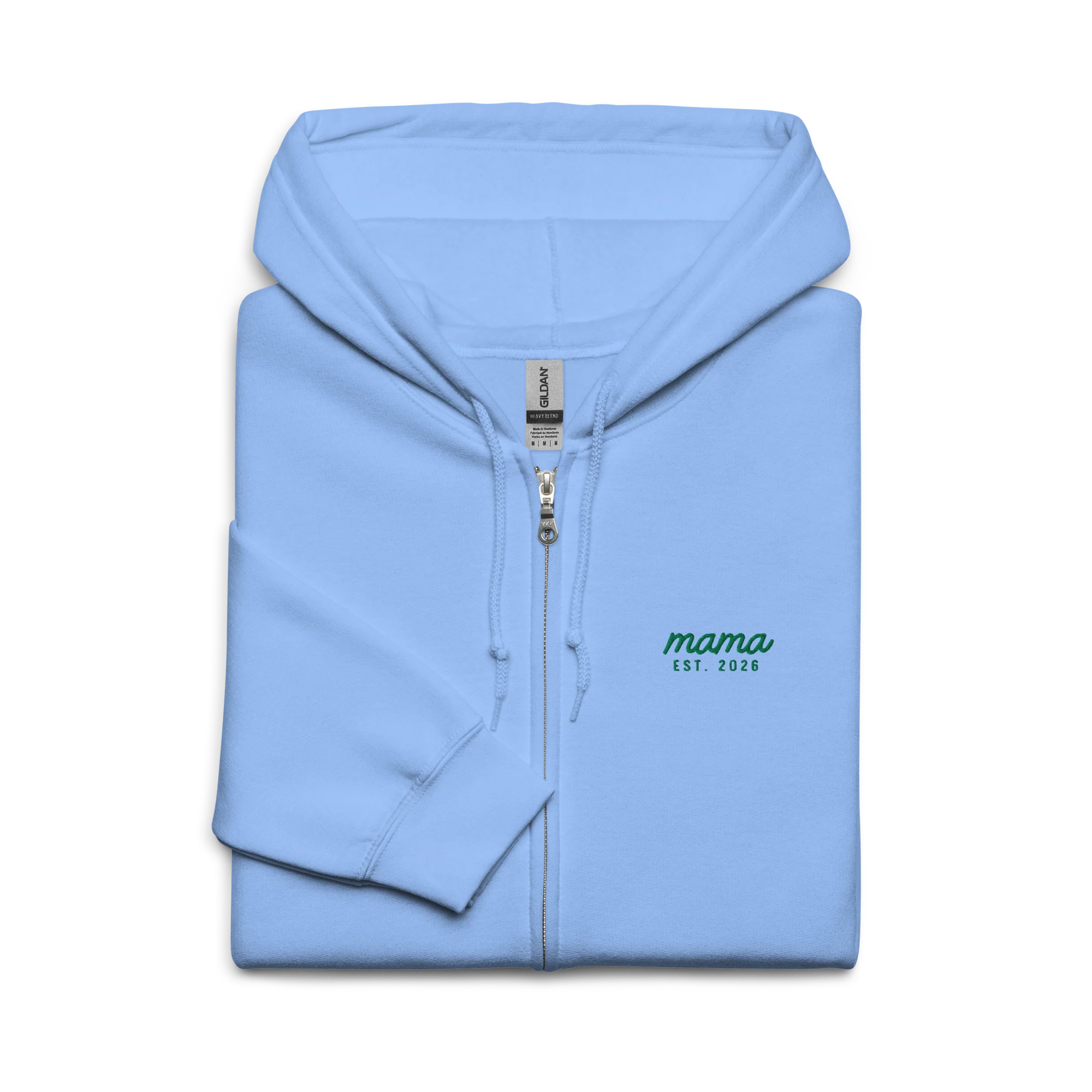CUSTOM Mama Year Embroidered Embroidered Zip-Up Hoodie - Image 5
