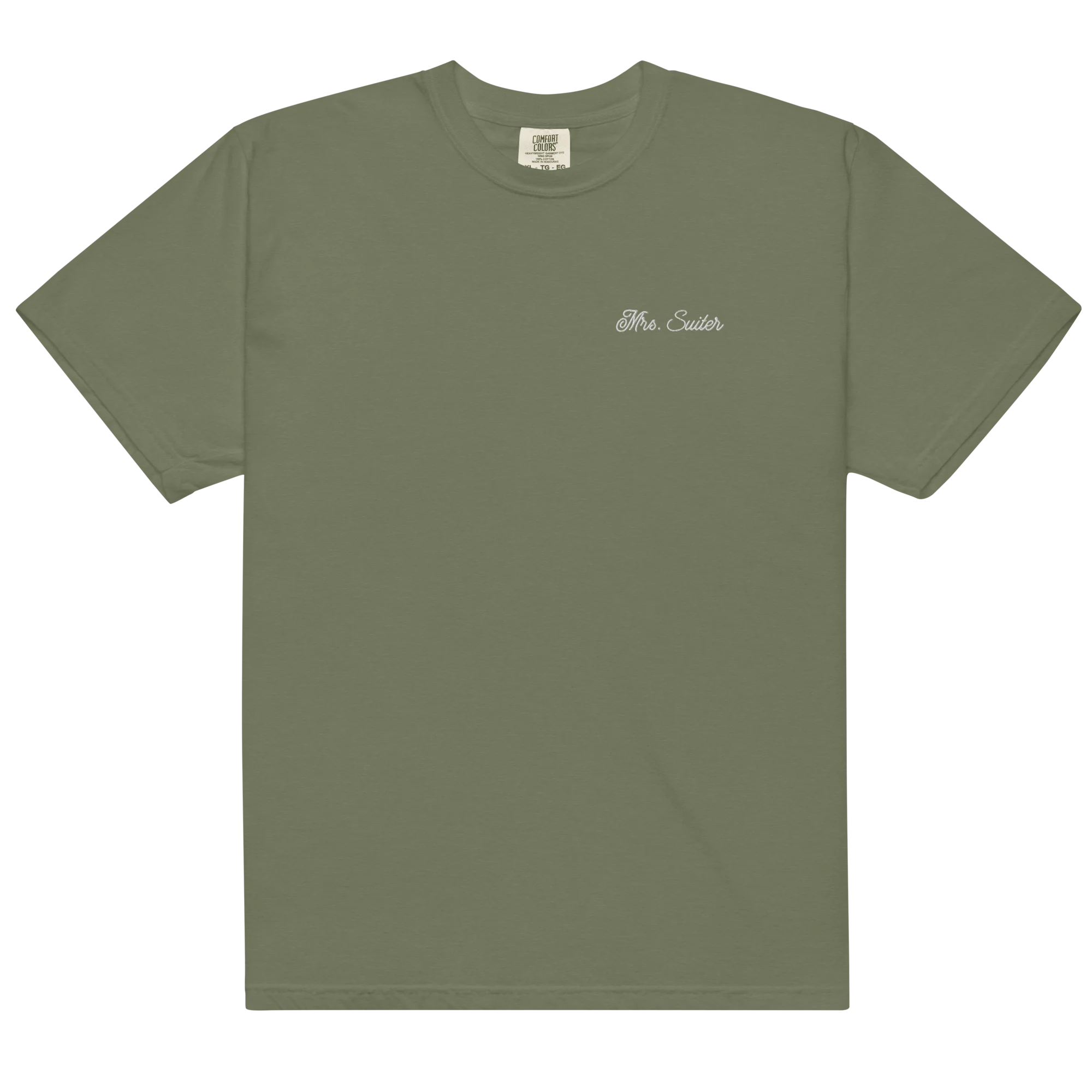 CUSTOM Mrs. Surname Embroidered Bride Classic T-Shirt - Image 12