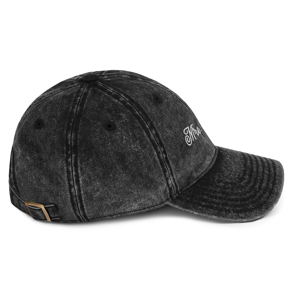 CUSTOM Mrs. Surname Embroidered Bride Vintage Cap - Image 11