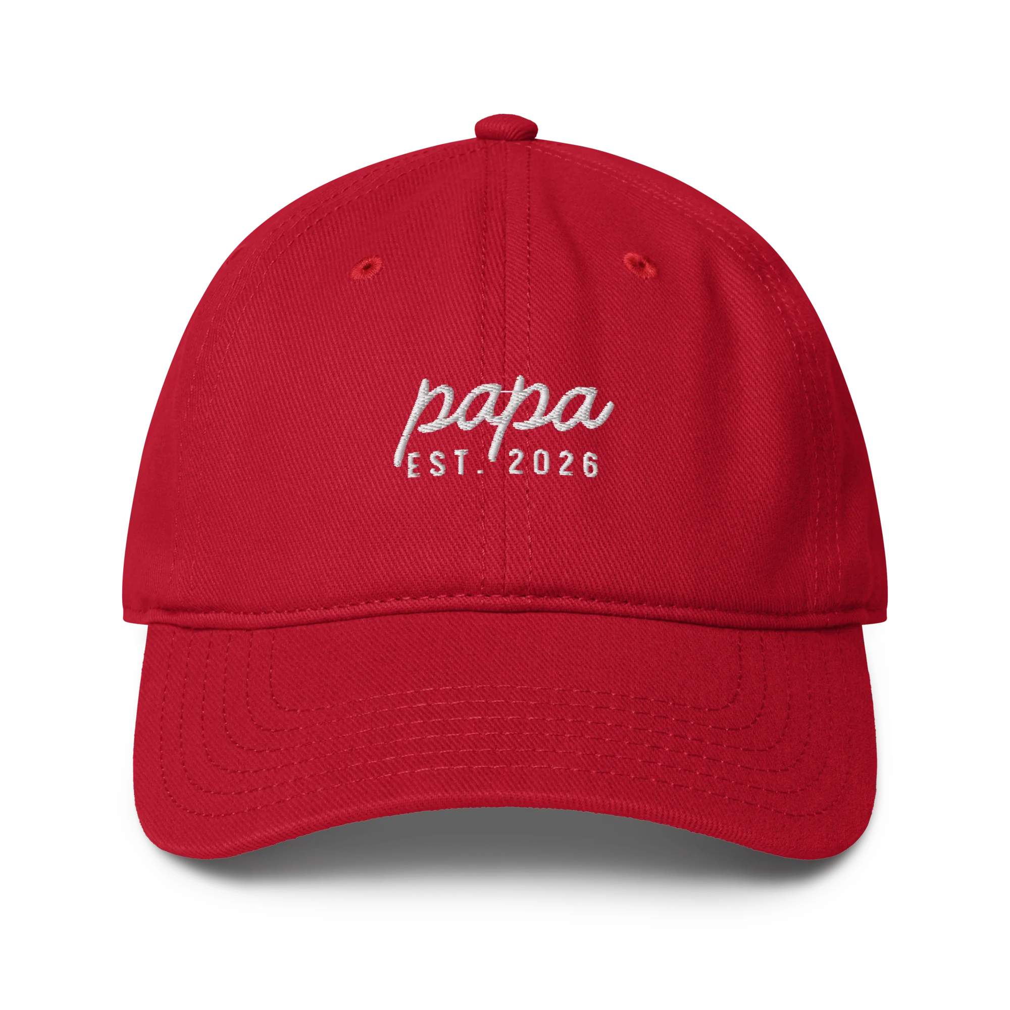 CUSTOM Papa Year Embroidered Baseball Cap - Image 8