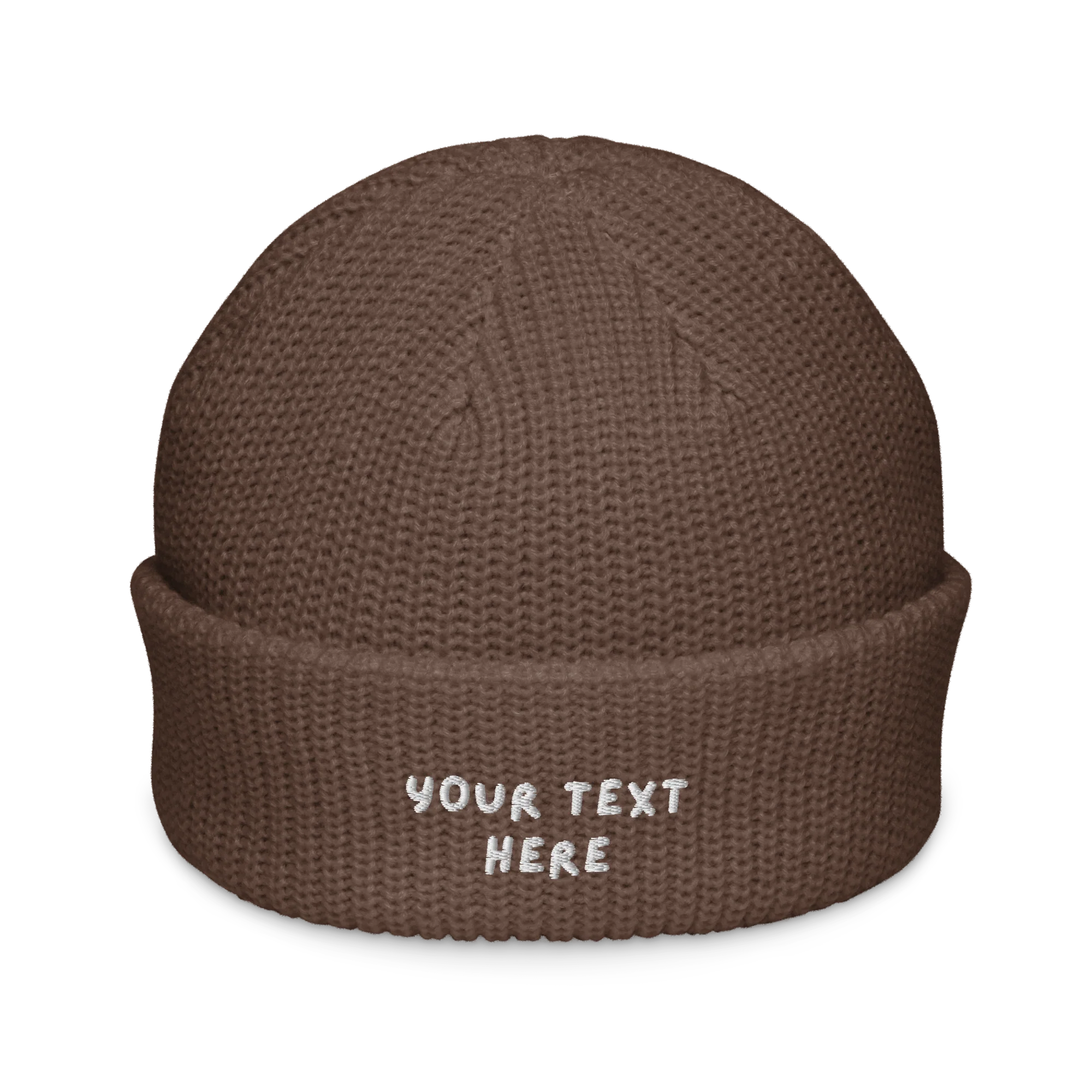 CUSTOM Text Playful Embroidered Cable Beanie - Image 10