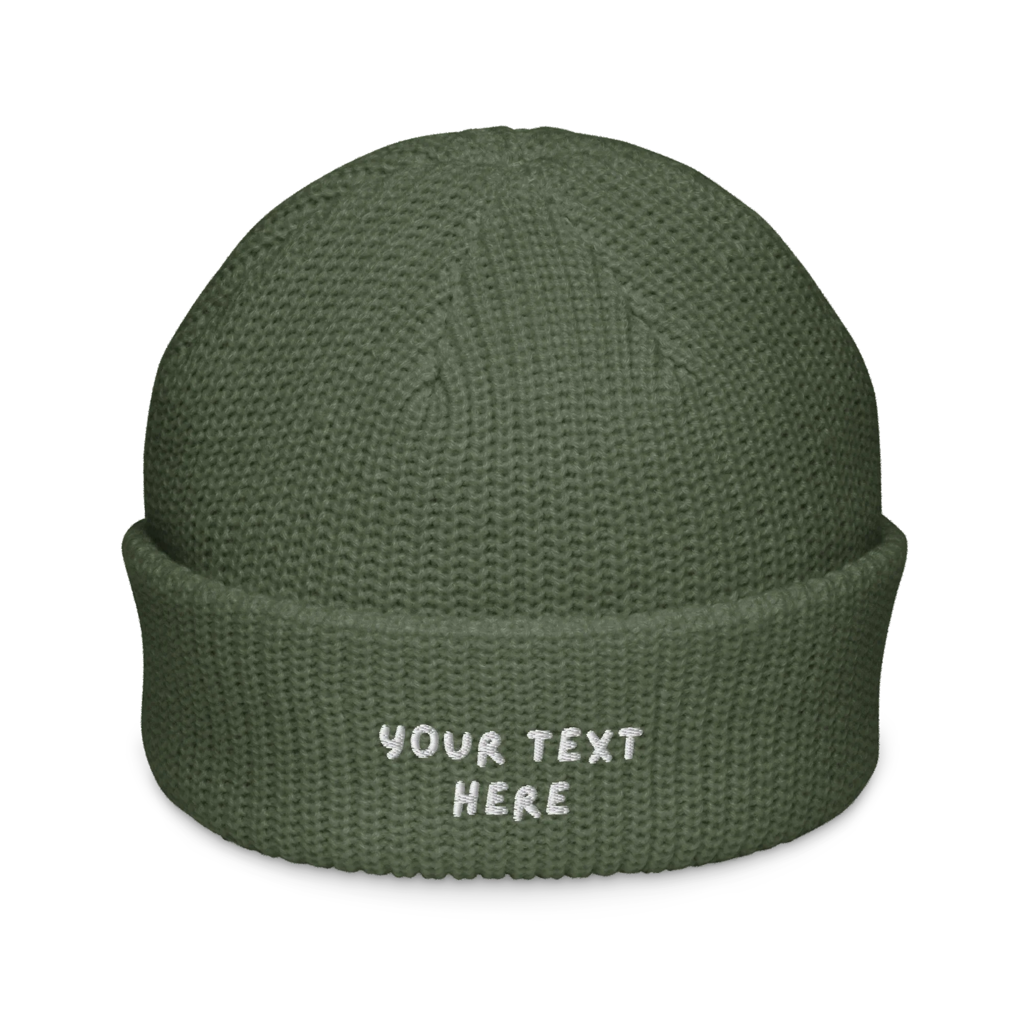 CUSTOM Text Playful Embroidered Cable Beanie - Image 14