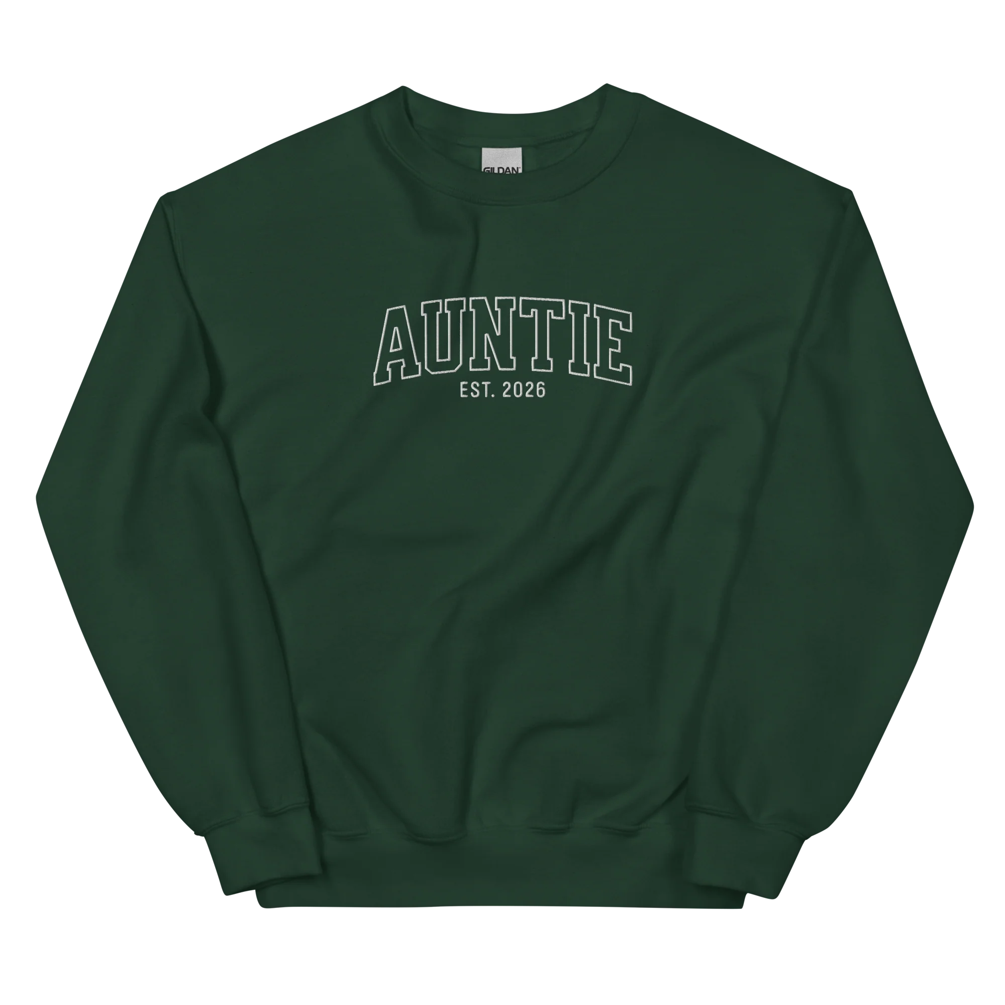 CUSTOM YEAR Auntie Varsity Embroidered Sweatshirt - Image 10