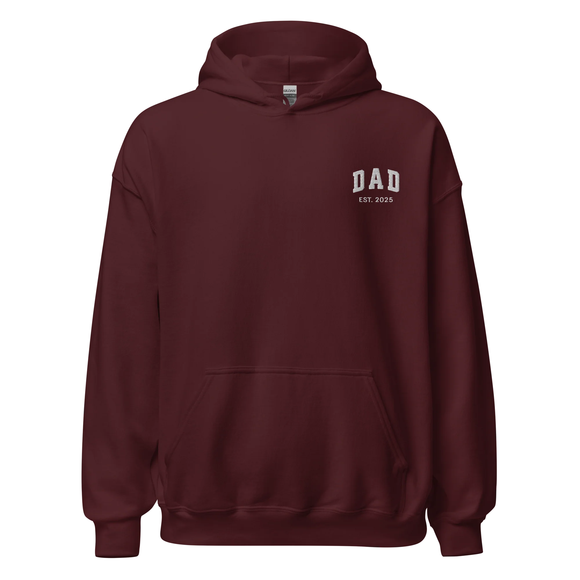 CUSTOM YEAR Dad Father Embroidered Hoodie - Image 8