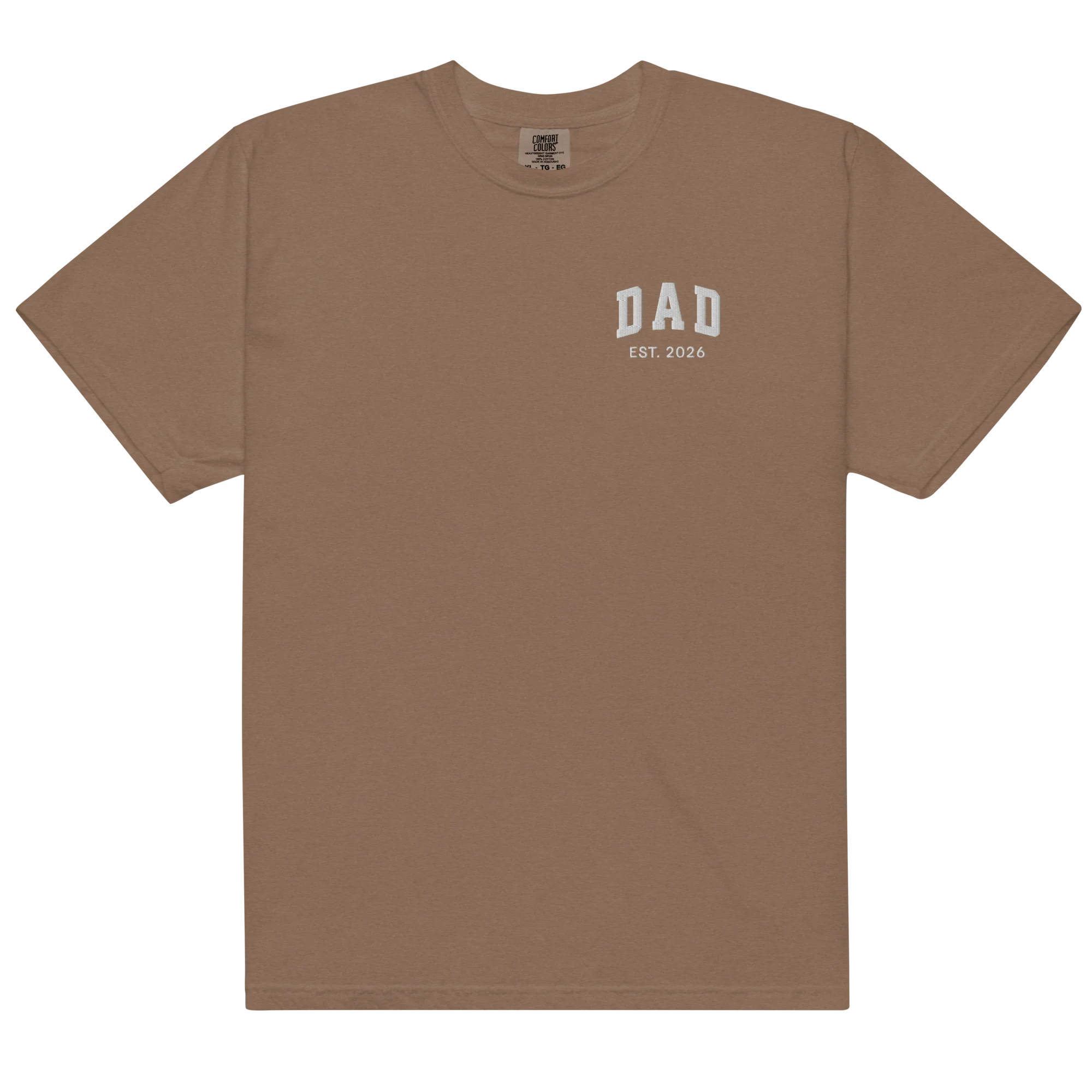 CUSTOM YEAR Dad Father Embroidered Classic T-Shirt - Image 6