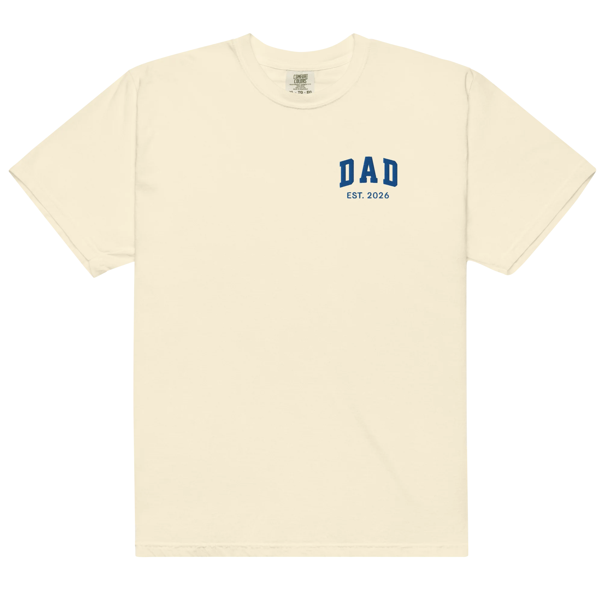CUSTOM YEAR Dad Father Embroidered Classic T-Shirt - Image 7