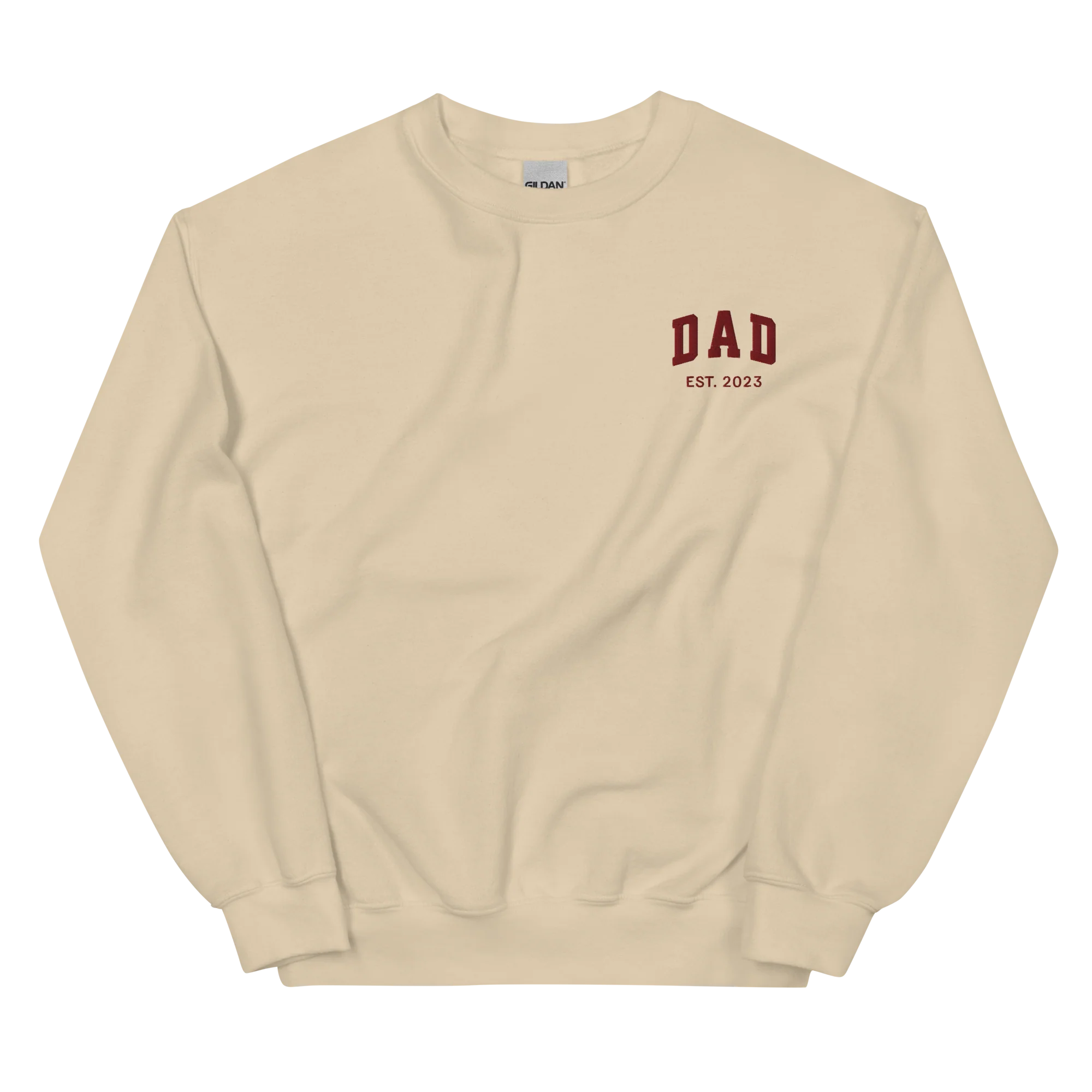 CUSTOM YEAR Dad Father Embroidered Sweatshirt - Image 10