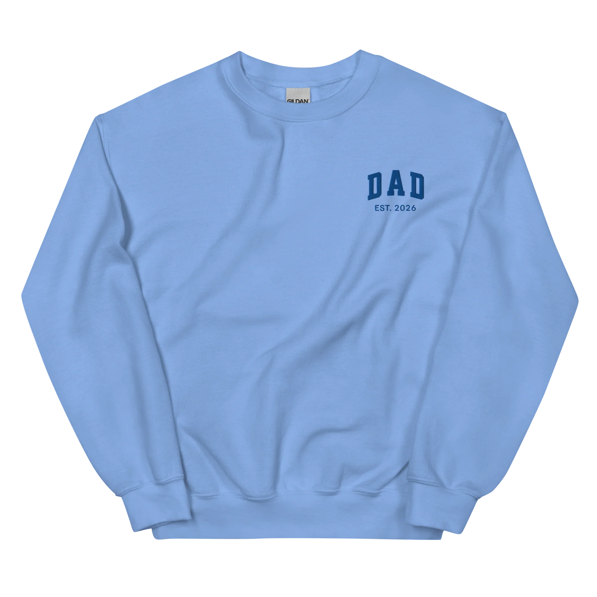 CUSTOM YEAR Dad Father Embroidered Sweatshirt - Image 3