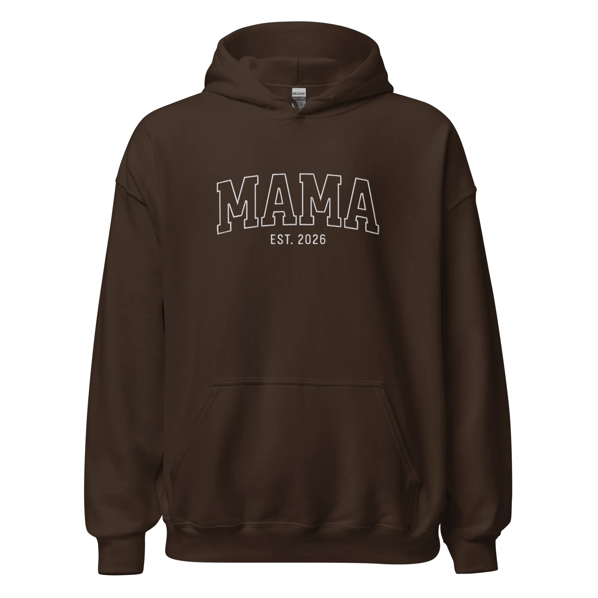 CUSTOM YEAR Mama Varsity Embroidered Hoodie - Image 6