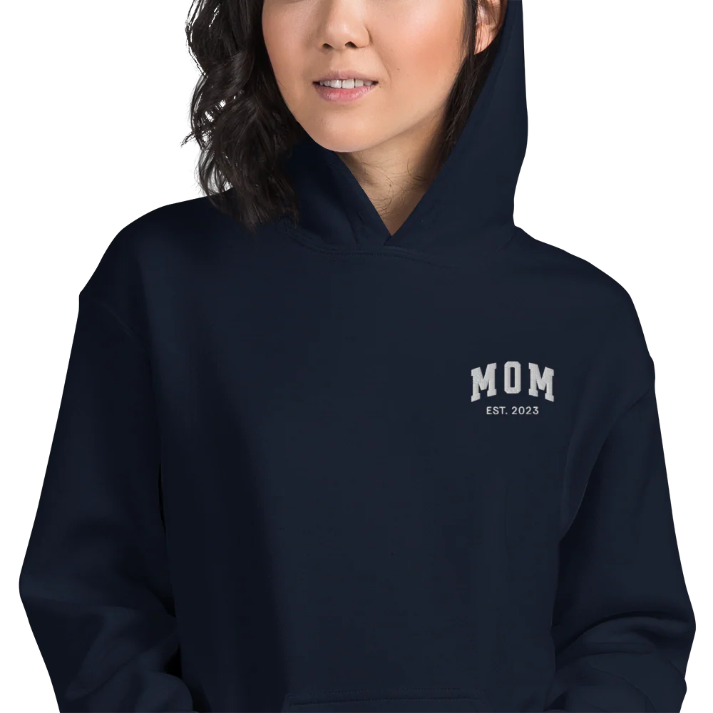 CUSTOM YEAR Mom Embroidered Hoodie - Image 11