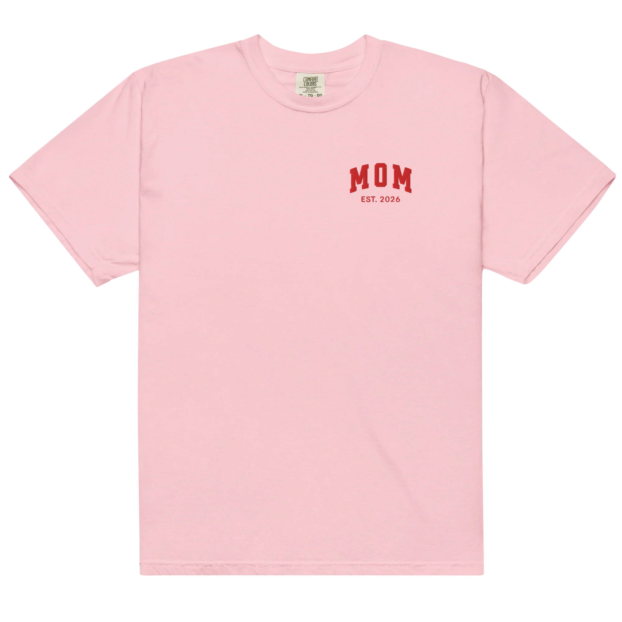 CUSTOM YEAR Mom Embroidered Classic T-Shirt - Image 12