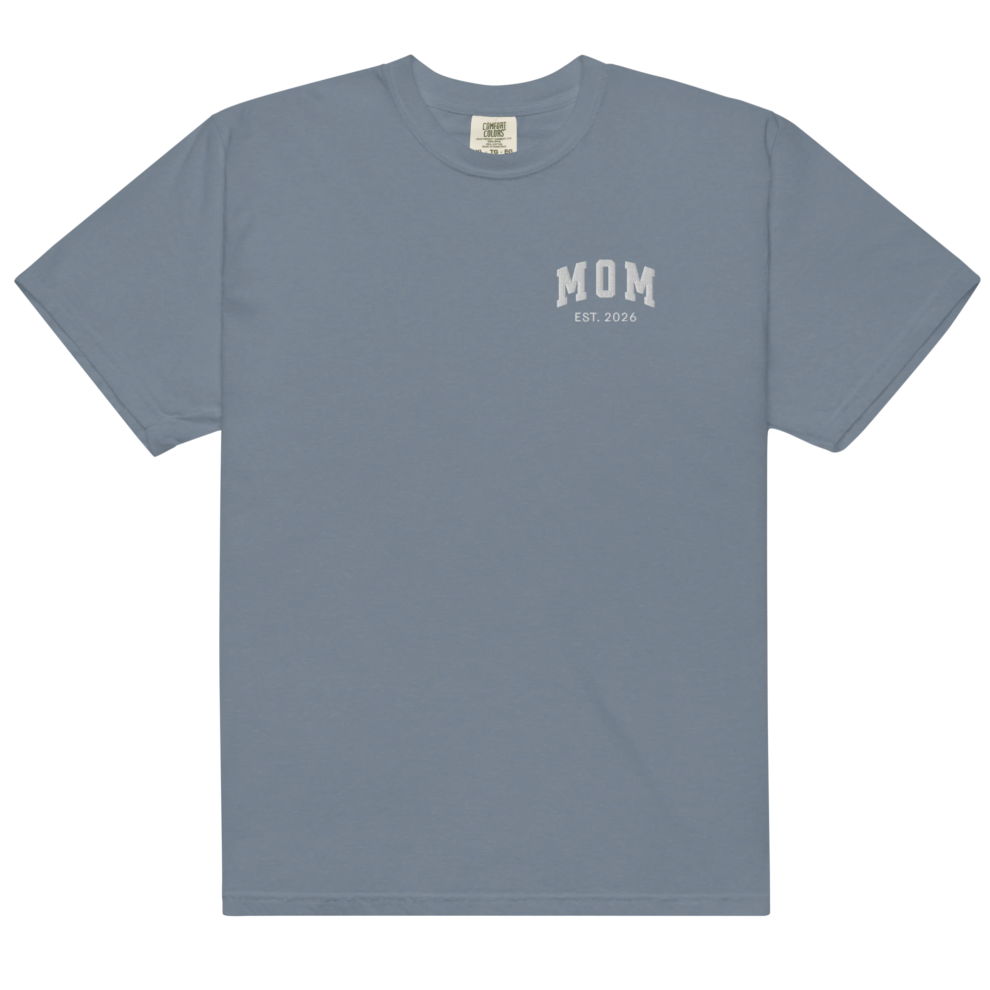 CUSTOM YEAR Mom Embroidered Classic T-Shirt - Image 13