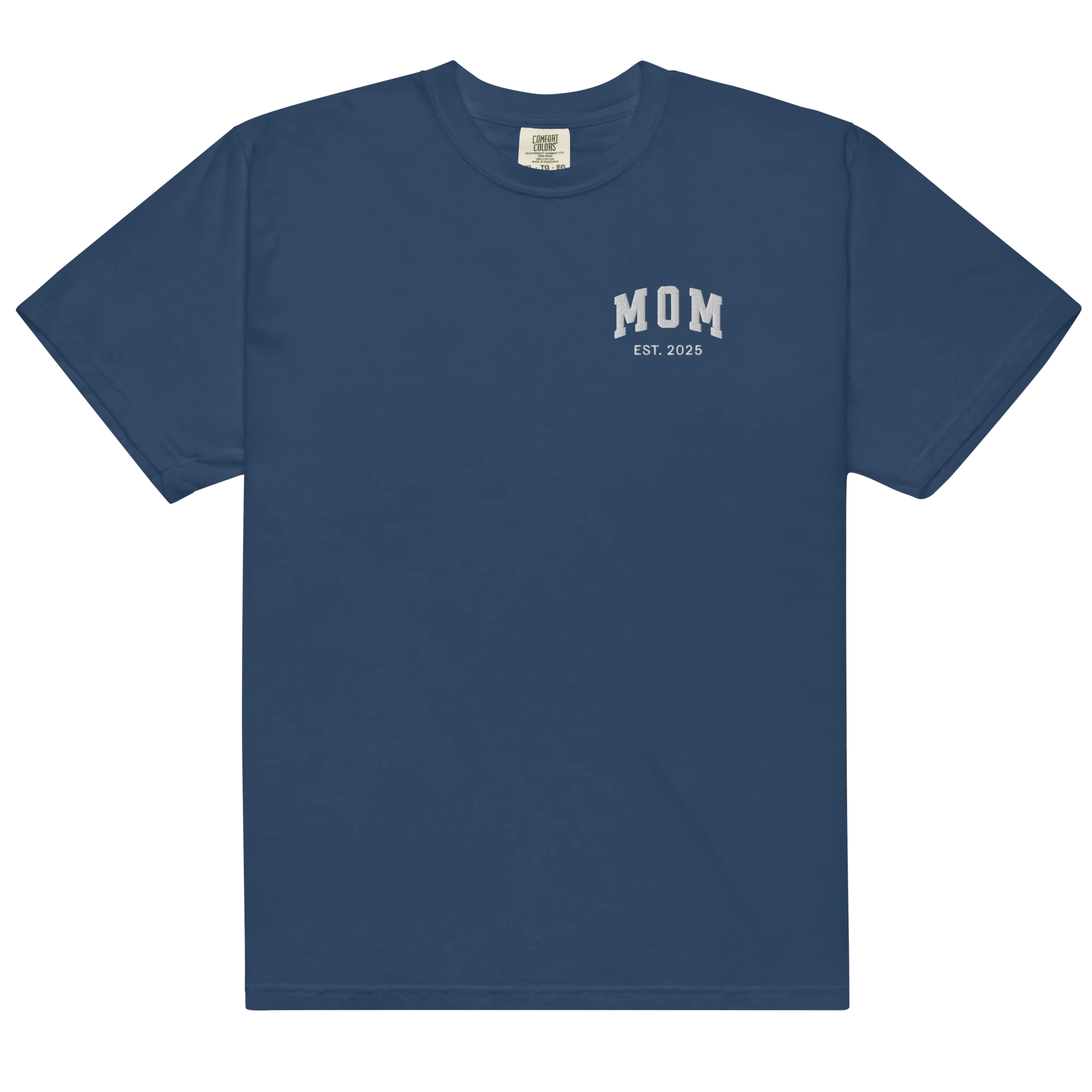 CUSTOM YEAR Mom Embroidered Classic T-Shirt - Image 6