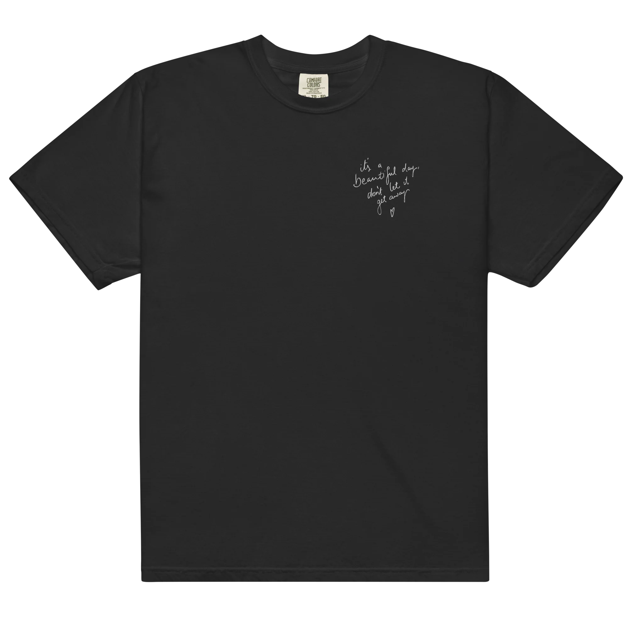 CUSTOM Your Handwriting Note Embroidered Classic T-Shirt - Image 10