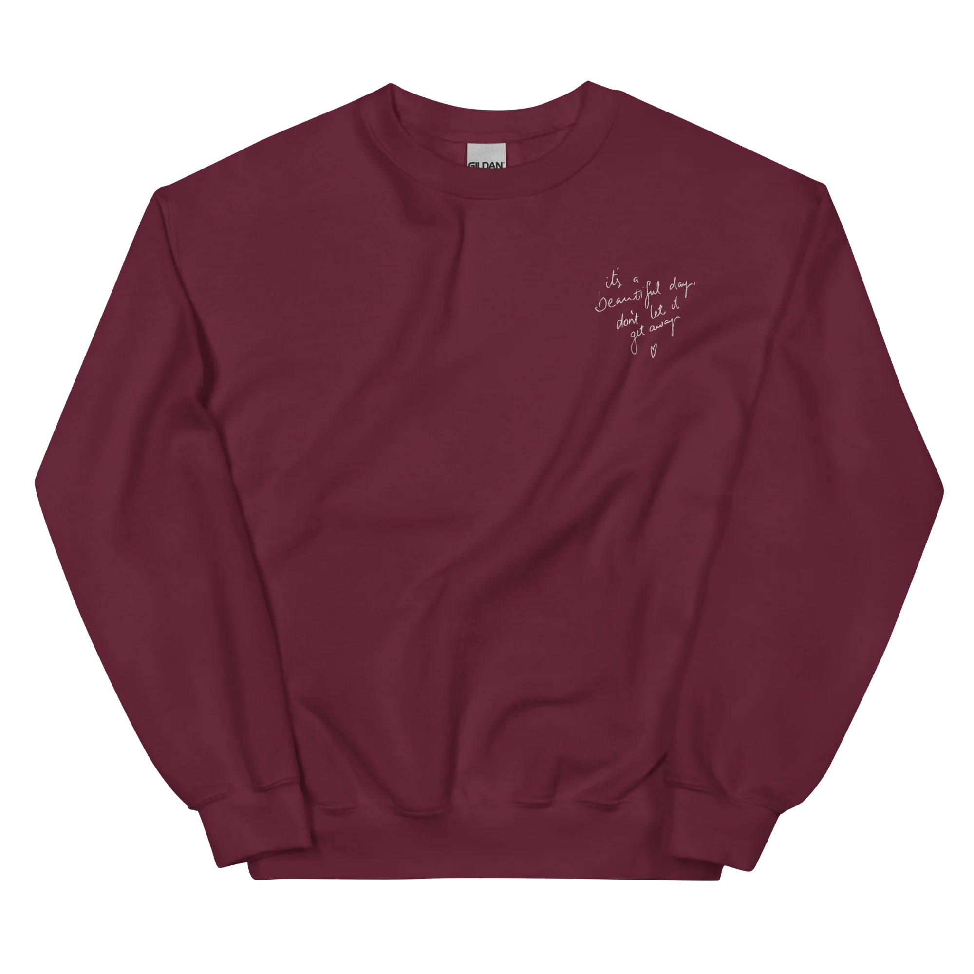 CUSTOM Your Handwriting Note Embroidered Sweatshirt - Image 12