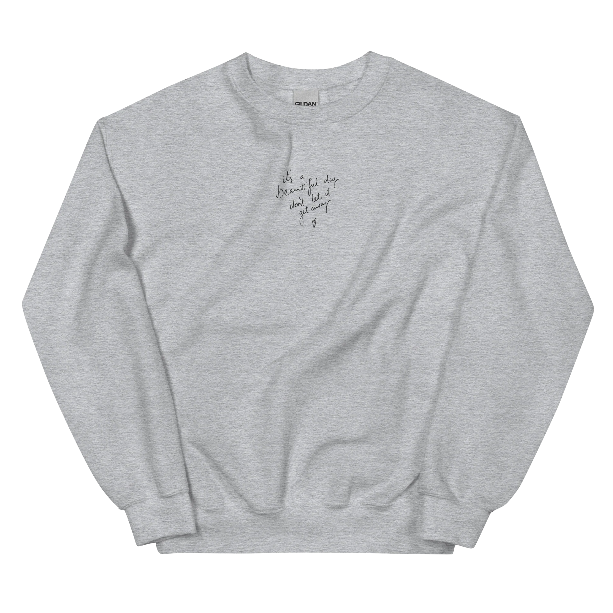 CUSTOM Your Handwriting Note Embroidered Sweatshirt - Image 6