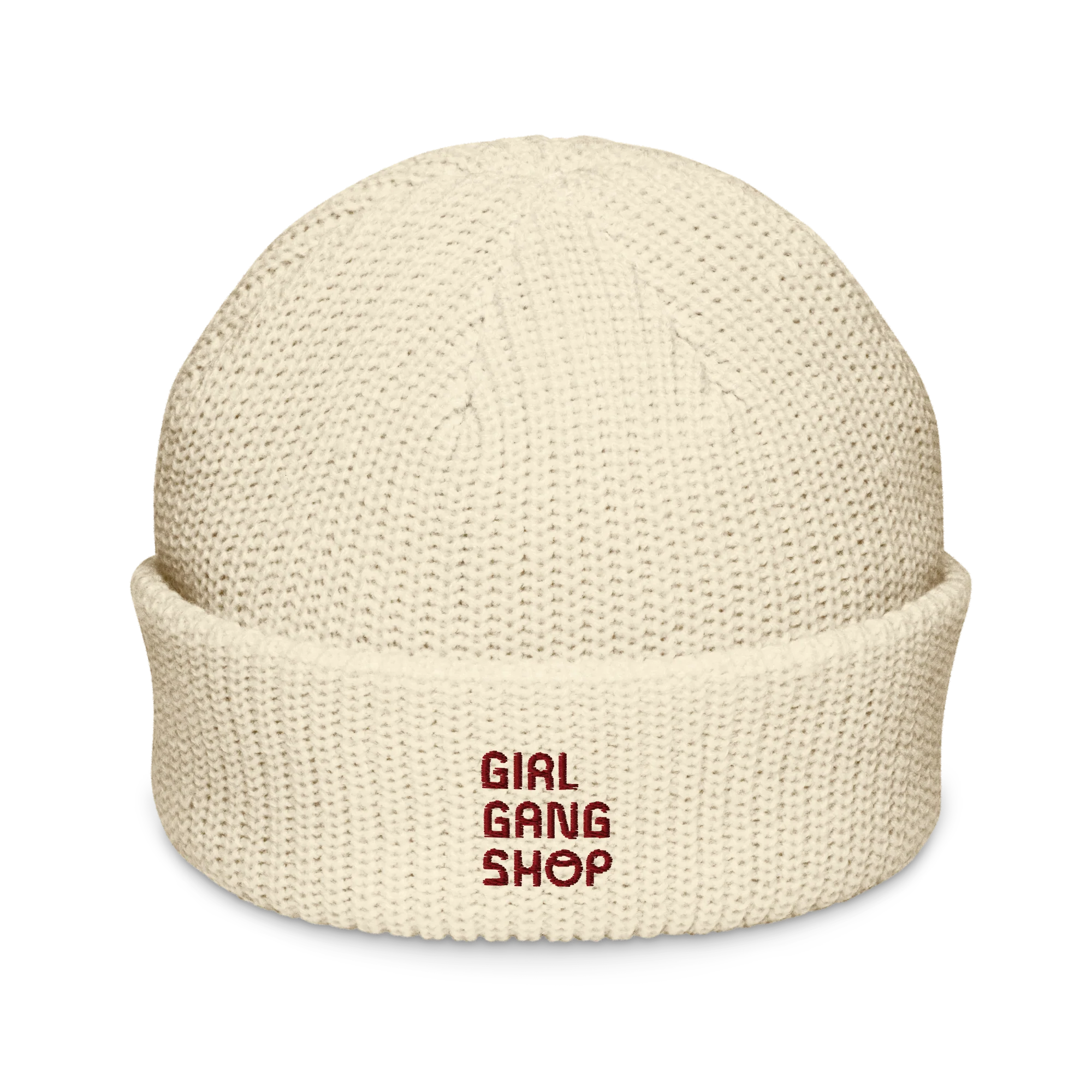 CUSTOM YOUR LOGO Embroidered Cable Beanie - Image 4